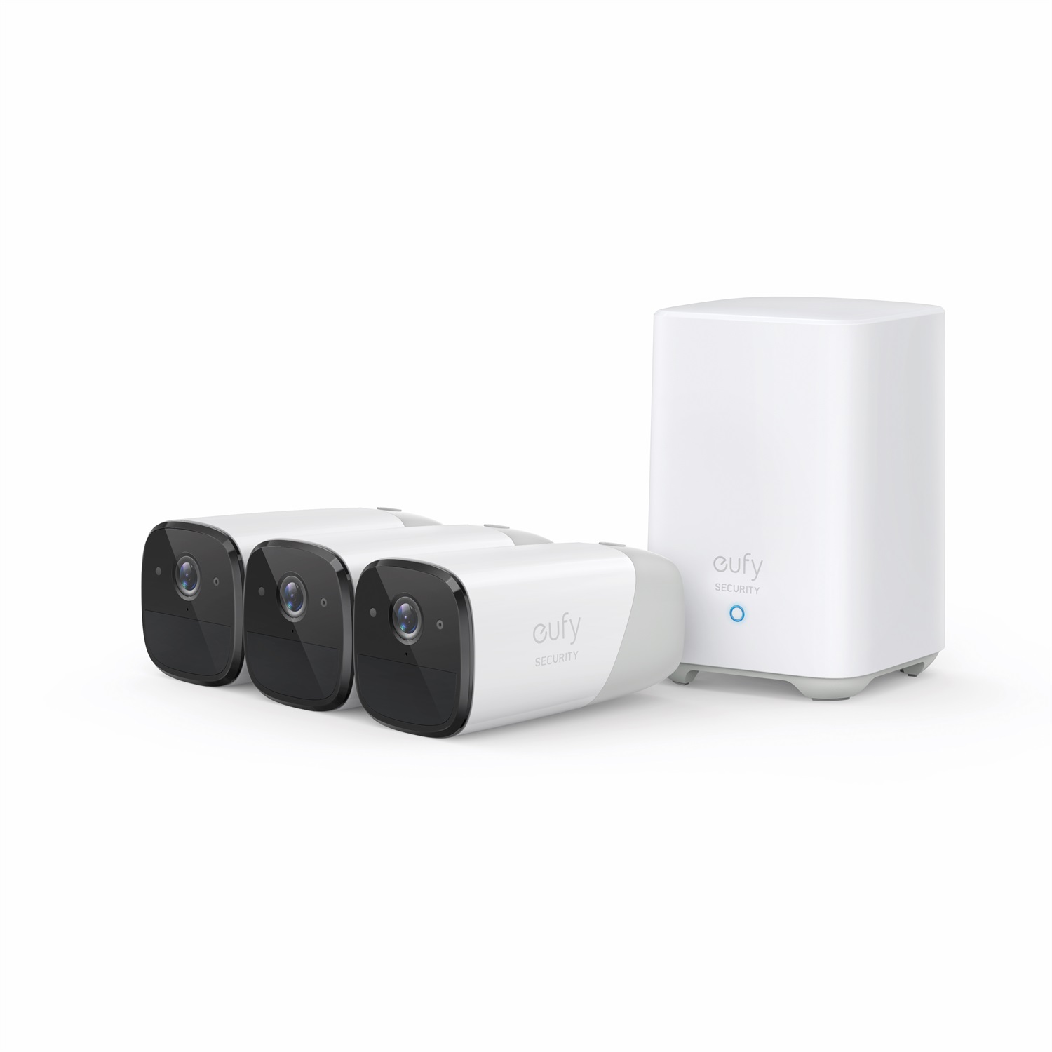 Eufy eufyCam 2 Pro - Kit da 3 Telecamere di Sicurezza IP Interno e Esterno 2048 x 1080 Pixel