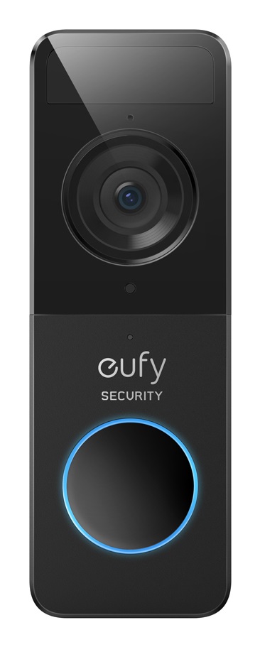 Eufy Video Doorbell 1080p Nero e Bianco - Batteria, Rilevamento Persone, Audio Bidirezionale, IP65