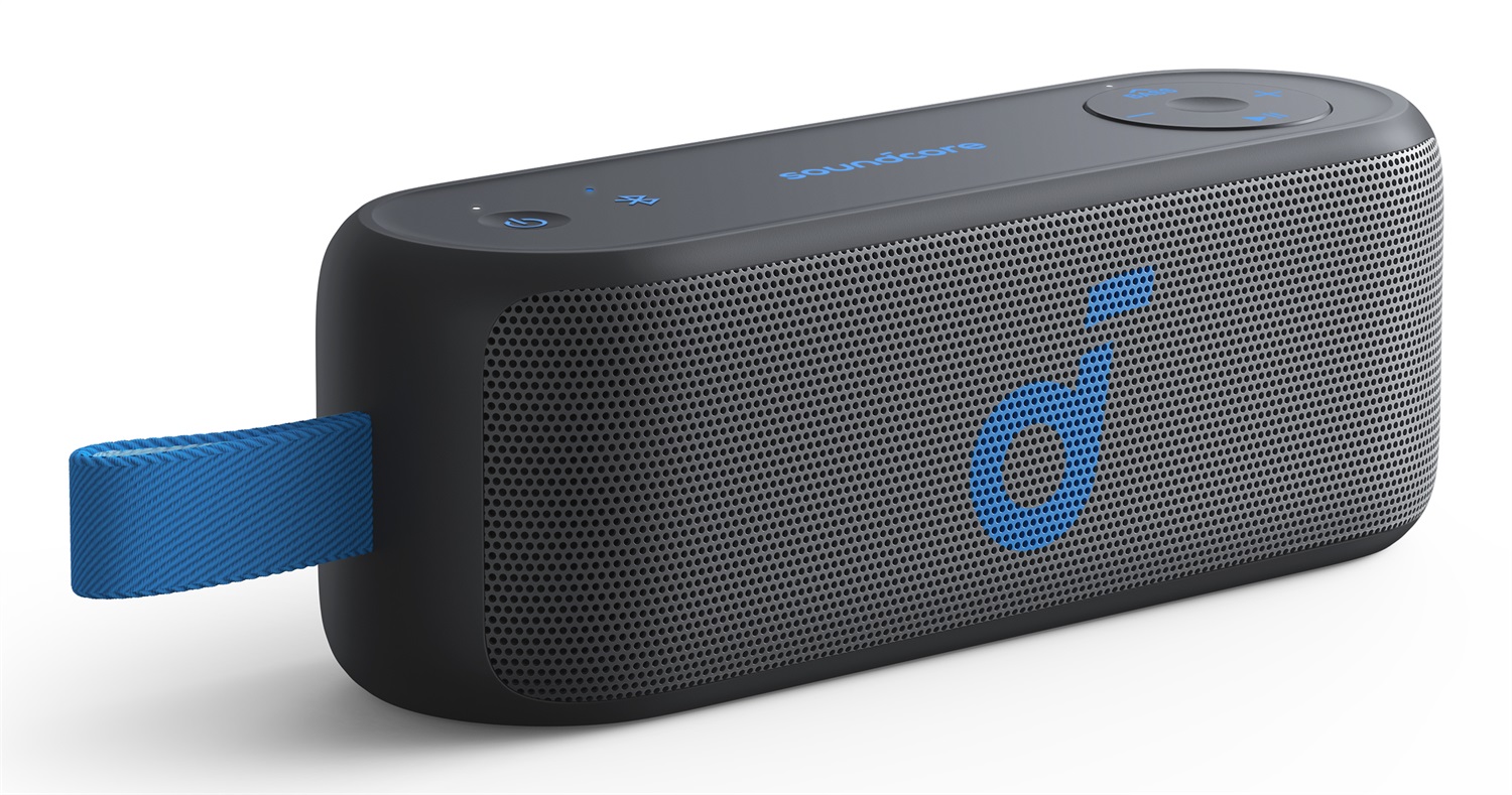 Anker Soundcore Select 3 Altoparlante Bluetooth Portatile Stereo 16W con Modalità BassUp, Impermeabile IPX7 e Durata Batteria di 20 Ore