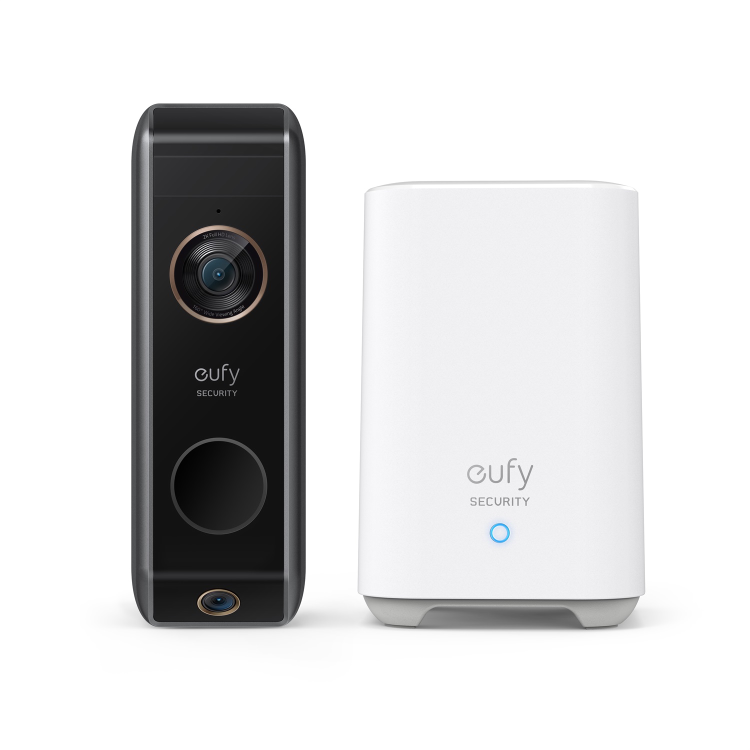 Eufy E8213 Security Video Doorbell 2 Pro - Nero e Bianco, Dual Motion Detection, 2K HD, Rilevamento Pacchetti, Wireless