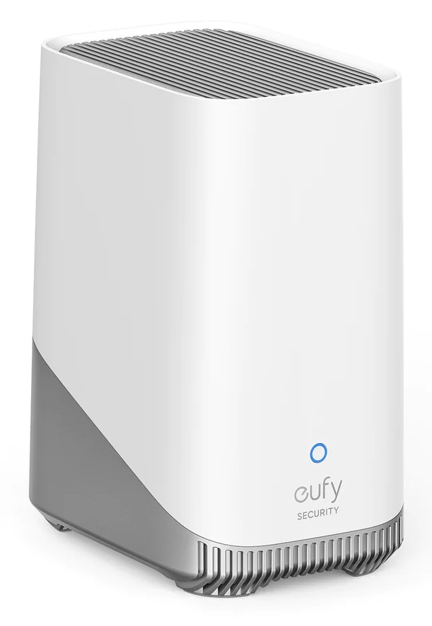 Eufy HomeBase 3 Bianco - 16 GB espandibile fino a 16 TB, 10/100/1000 Mbit/s, compatibile con telecamere Wi-Fi senza fili