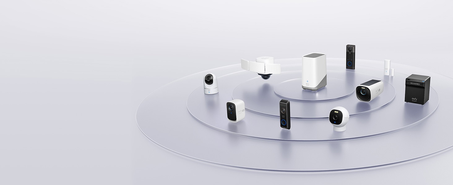 Eufy HomeBase 3 Bianco - 16 GB espandibile fino a 16 TB, 10/100/1000 Mbit/s, compatibile con telecamere Wi-Fi senza fili