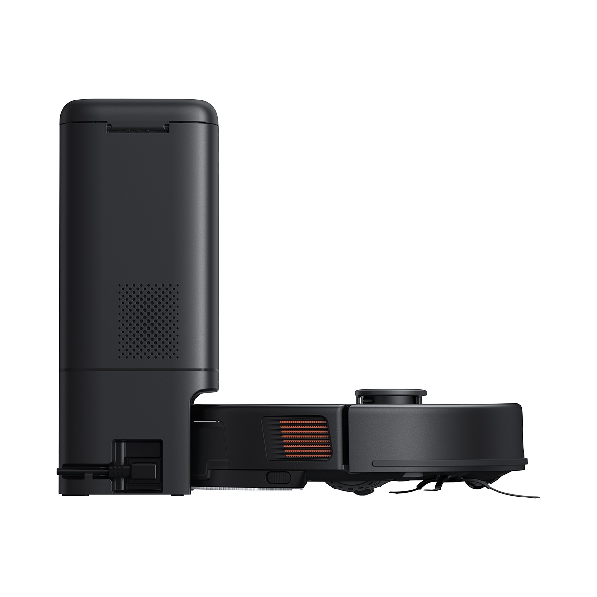Eufy Clean X8 Pro Aspirapolvere Robot con Stazione di Svuotamento Automatico, Capacità 0,335 L, Aspirazione Twin-Turbine 2×4.000 Pa, Spazzola Districante Attiva, Laser iPath per Peli di Animali