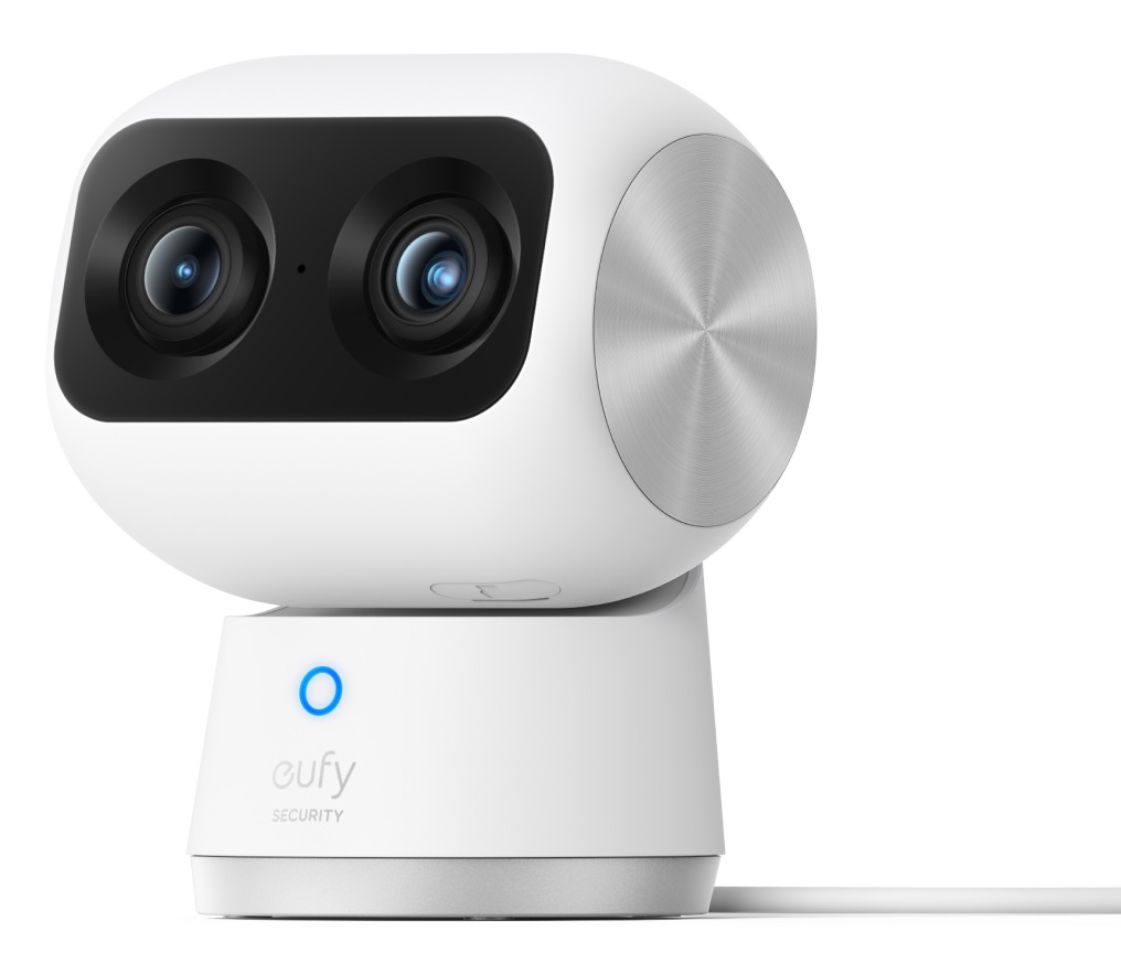 Eufy Indoor Cam S350 Lampadina Telecamera di Sicurezza IP Interno 4K UHD con Zoom 8× e PTZ a 360°
