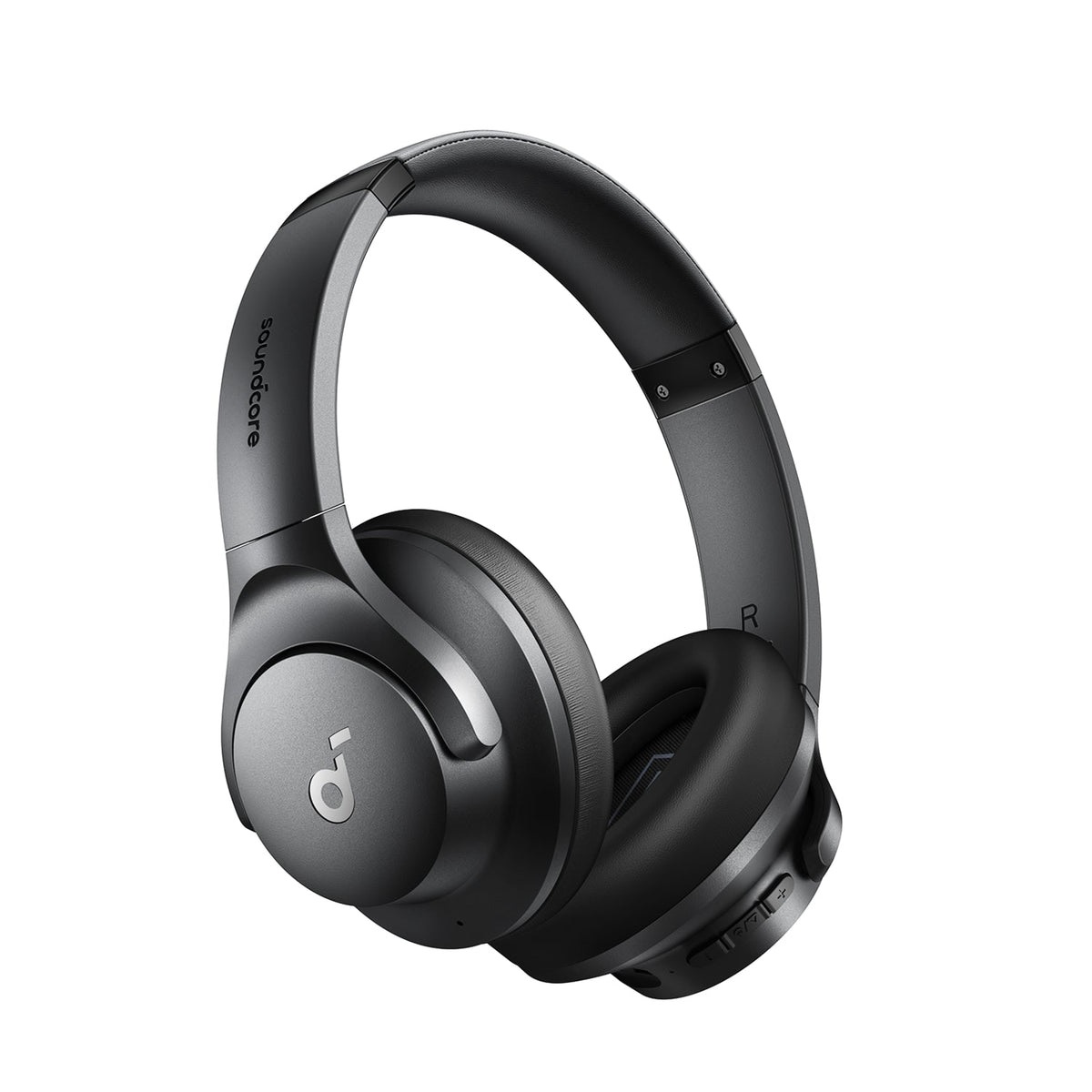 Soundcore by Anker Q20i Cuffie Bluetooth Over Ear con Cancellazione Rumore Attiva, Hi-Res Audio, 40 Ore di Autonomia, USB tipo-C e Modalità Trasparenza - Nero