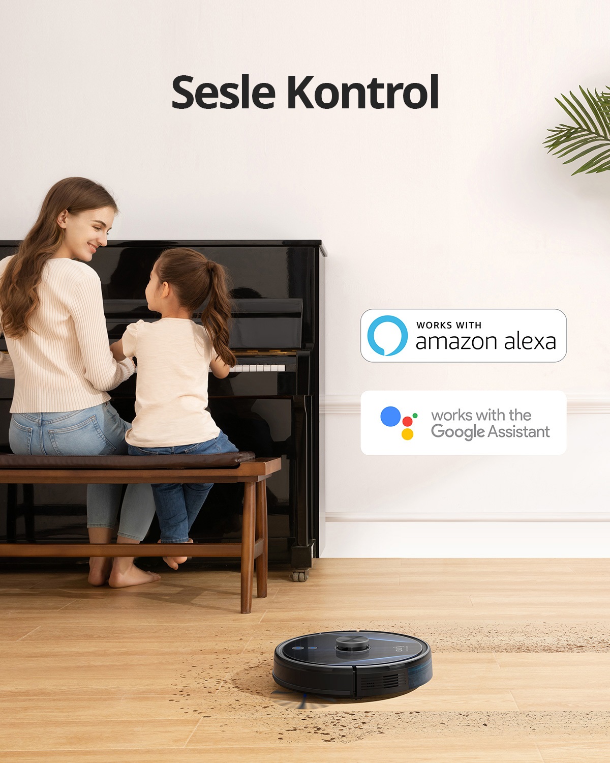 Eufy Clean L35 Hybrid Aspirapolvere Robot Sacchetto per la Polvere 3,2 L Colore Nero
