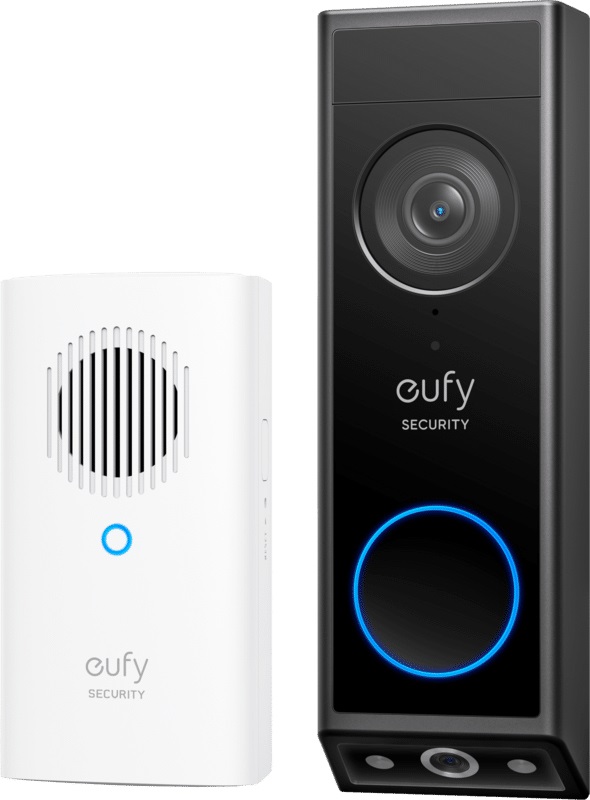 Eufy E8214311 Telecamera di Sorveglianza Wireless IP per Esterno, Installazione a Parete, Colore Nero
