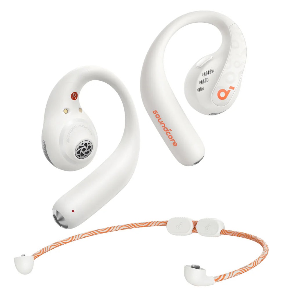 Anker Soundcore AeroFit Pro Auricolari Wireless/Bluetooth Bianco - Conduzione Aerea a Orecchio Aperto