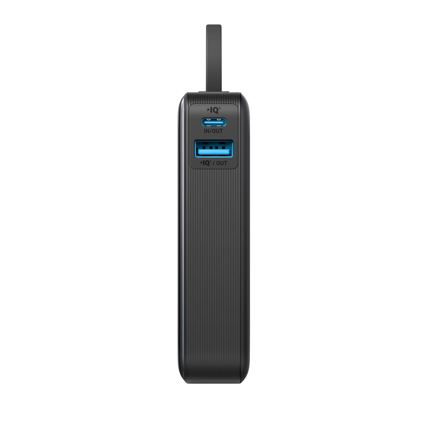Anker A1259G11 Batteria Portatile Litio 10000 mAh con Cavo USB-C Integrato e Ricarica 30W - Nero