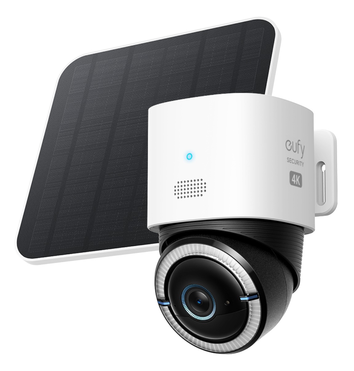 Eufy 4G LTE Cam S330 Telecamera di Sicurezza IP Esterno 4K UHD Wireless con Pan Tilt e Pannello Solare