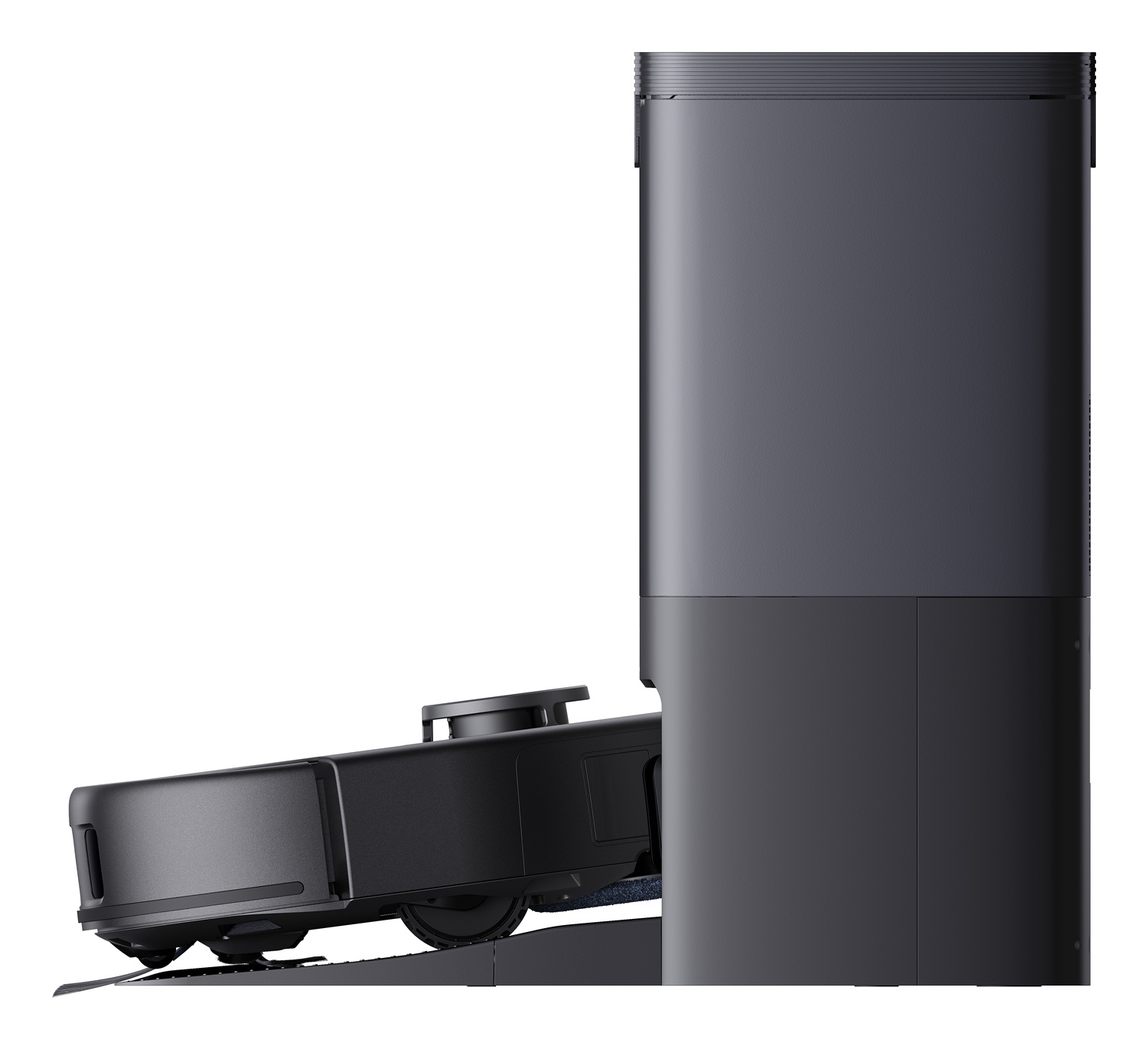 Eufy X10 Pro Omni Robot Aspirapolvere Lavapavimenti Nero con Stazione All-in-One, 8.000 Pa, Auto-Svuotamento e Riempimento, 2 Auto-Lift-Mops