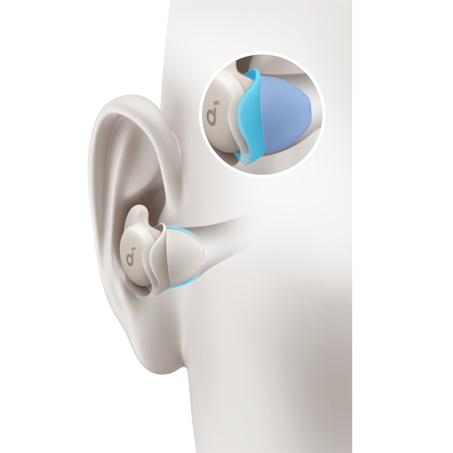 Soundcore Sleep A20 Auricolare Wireless In-ear Bluetooth Bianco - Chiamate, Musica, Sport
