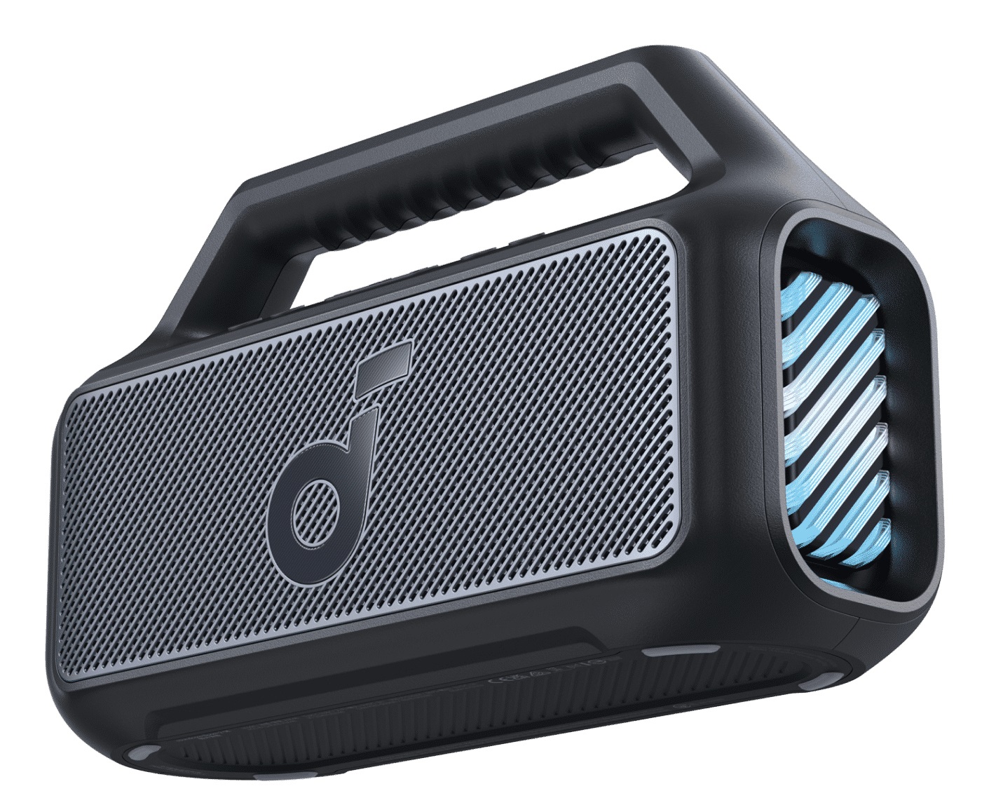 Soundcore Boom 2 Cassa Bluetooth Portatile 2.1 con Subwoofer, 80W, IPX7, Luce LED, USB-C, 24H di Autonomia