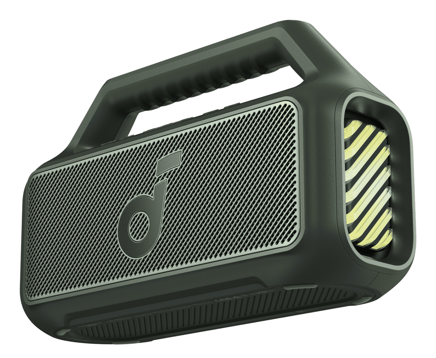 Soundcore Boom 2 Altoparlante Bluetooth Portatile 80W con Subwoofer, BassUp 2.0, 24H di Autonomia, IPX7, Luce LED e USB-C - Verde