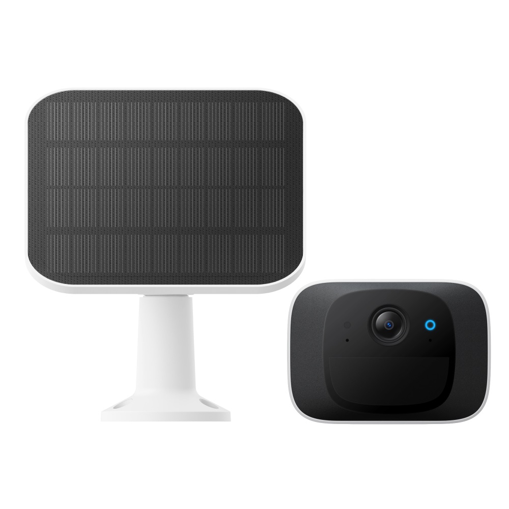 eufy Security SoloCam C210 Telecamera di Sicurezza Wi-Fi Esterno con Pannello Solare, Risoluzione 2K, Certificazione IP67, Senza Canone Mensile