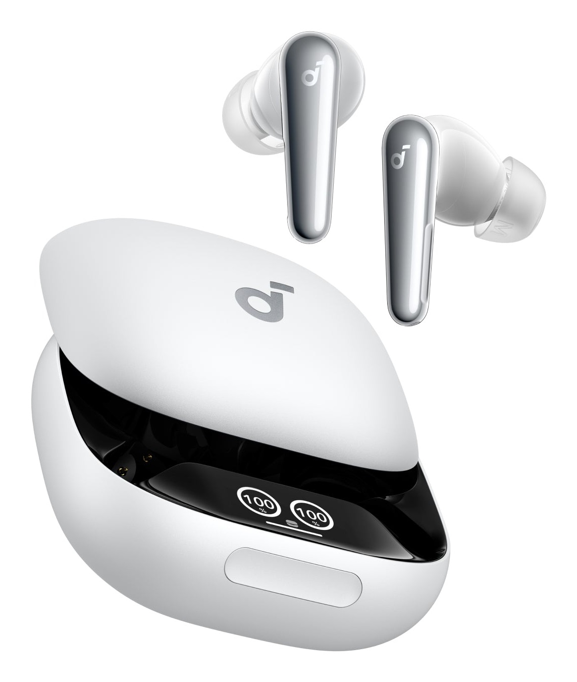 Anker Liberty 4 Pro Auricolari True Wireless Stereo (TWS) In-ear Bluetooth Bianco - Ideali per Chiamate, Musica e Sport