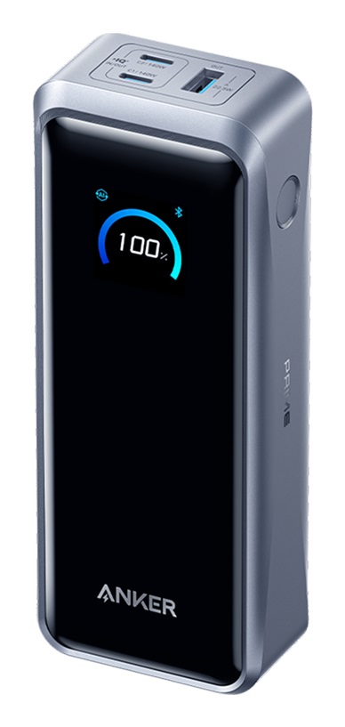 Anker Prime Power Bank 26250 mAh - 3 Porte, Potenza Fino a 300W, Ricarica Bidirezionale e Controllo App