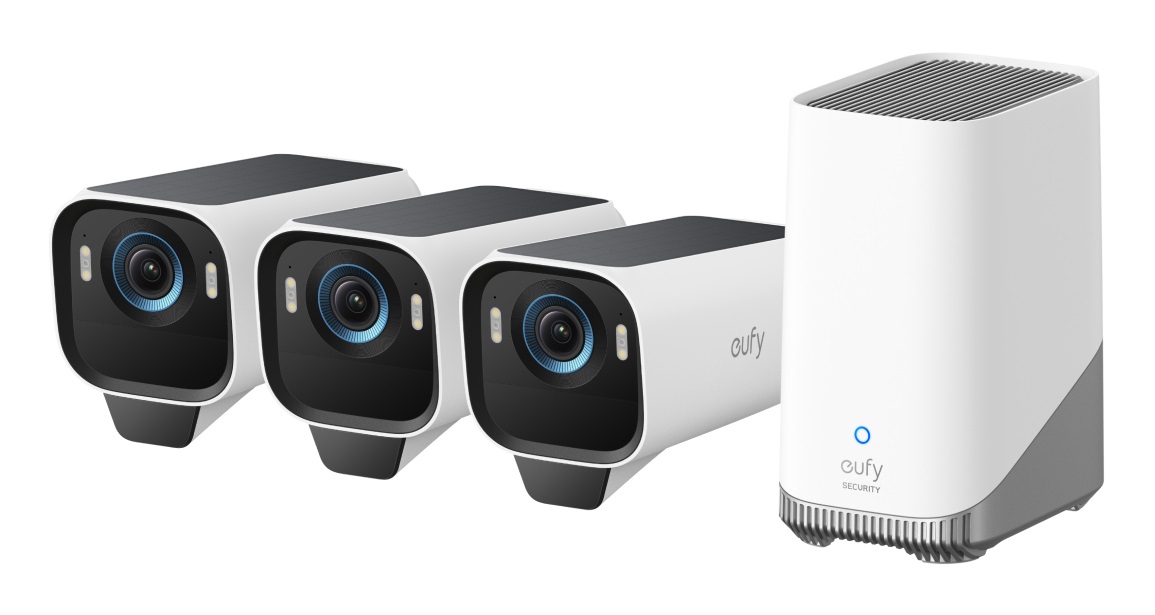 Eufy Cam S3 Pro 3 1 Telecamera di Sicurezza IP Esterno 3840 x 2160 Pixel Pallottola (Forma) Bianco con Opzioni di Alimentazione Con e Senza Cavo