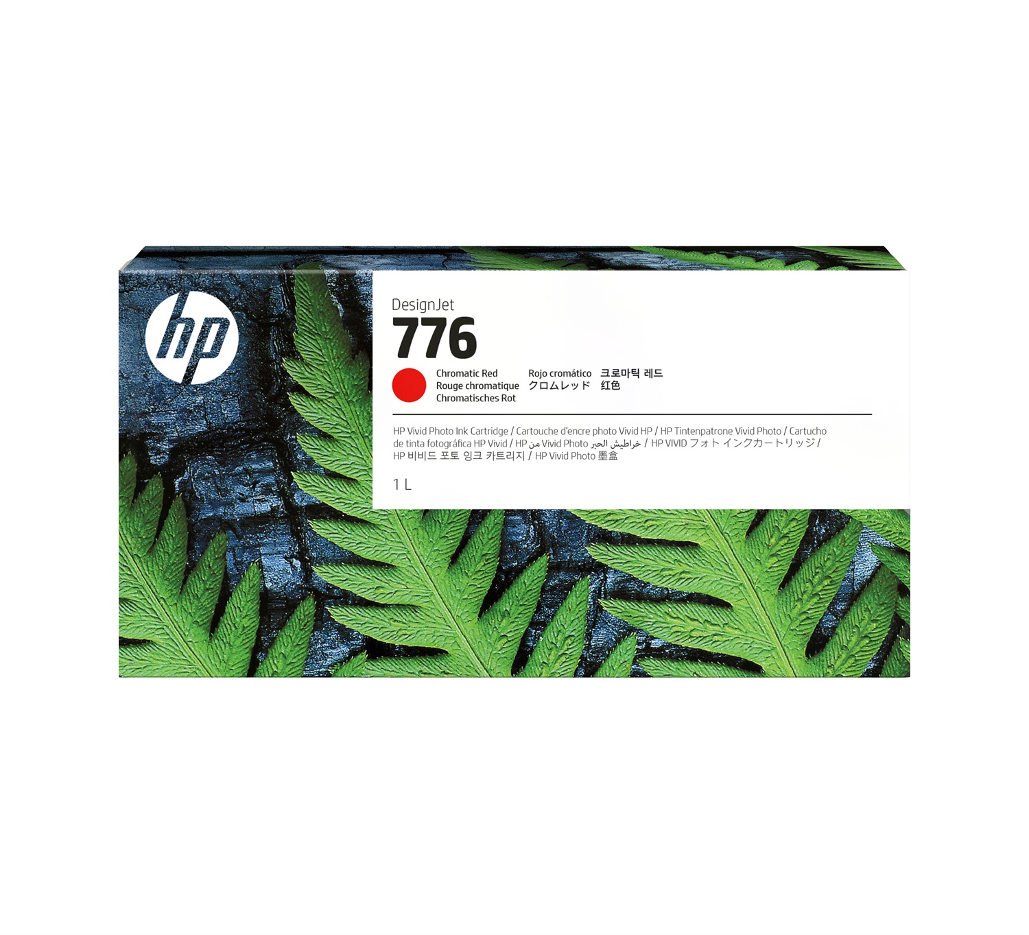 HP Cartuccia di inchiostro rosso cromatico 776 da 1 l - Resa elevata (XL), 1000 ml, Codice 1XB10A