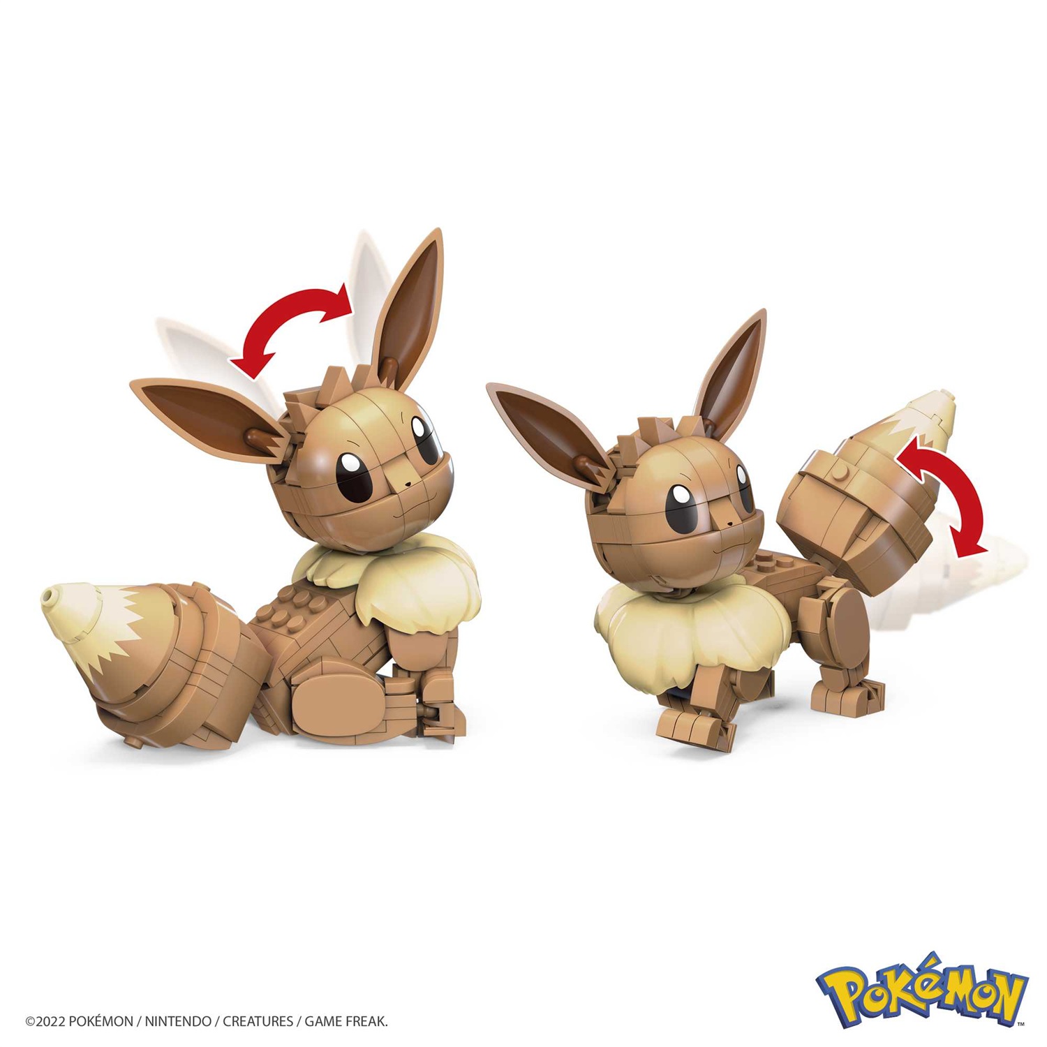 MEGA Pokémon Eevee HDL84 - Set da costruzione con 215 pezzi, altezza oltre 10 cm, per bambini 7 anni