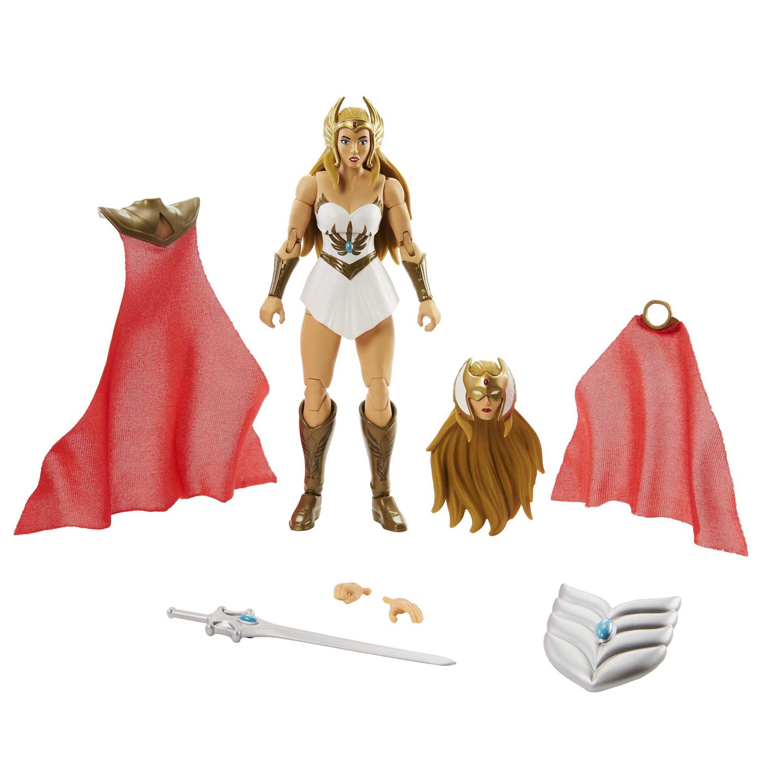 Masters of the Universe - Masterverse She-Ra Action Figure da 17,8 cm con Accessori, Giocattolo per Bambini 6 Anni