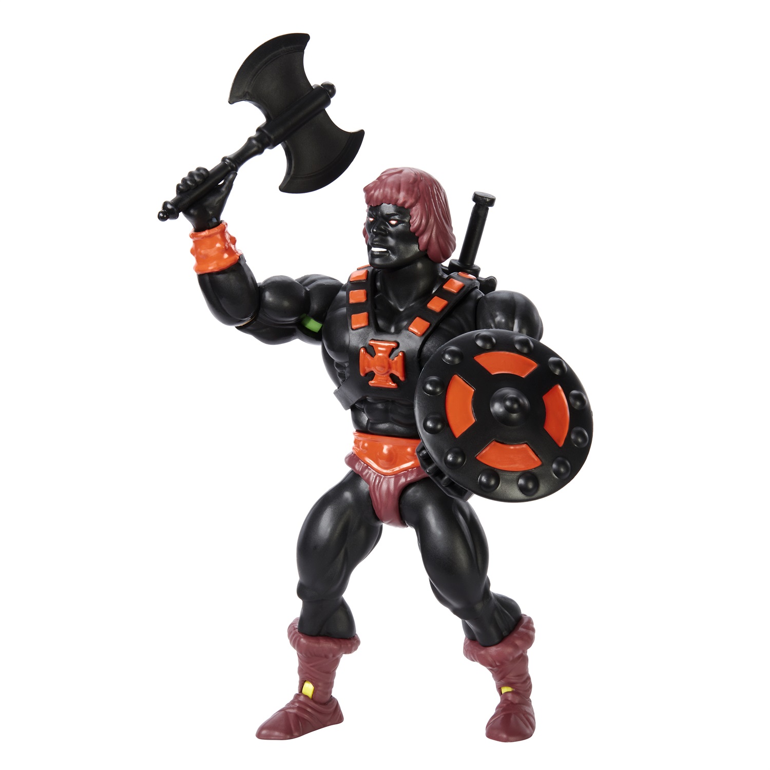 Mattel Anti-Eternia He-Man - Action Figure Snodata da 14 cm con Accessori, Giocattolo da Collezione per Adulti e Bambini 6 Anni