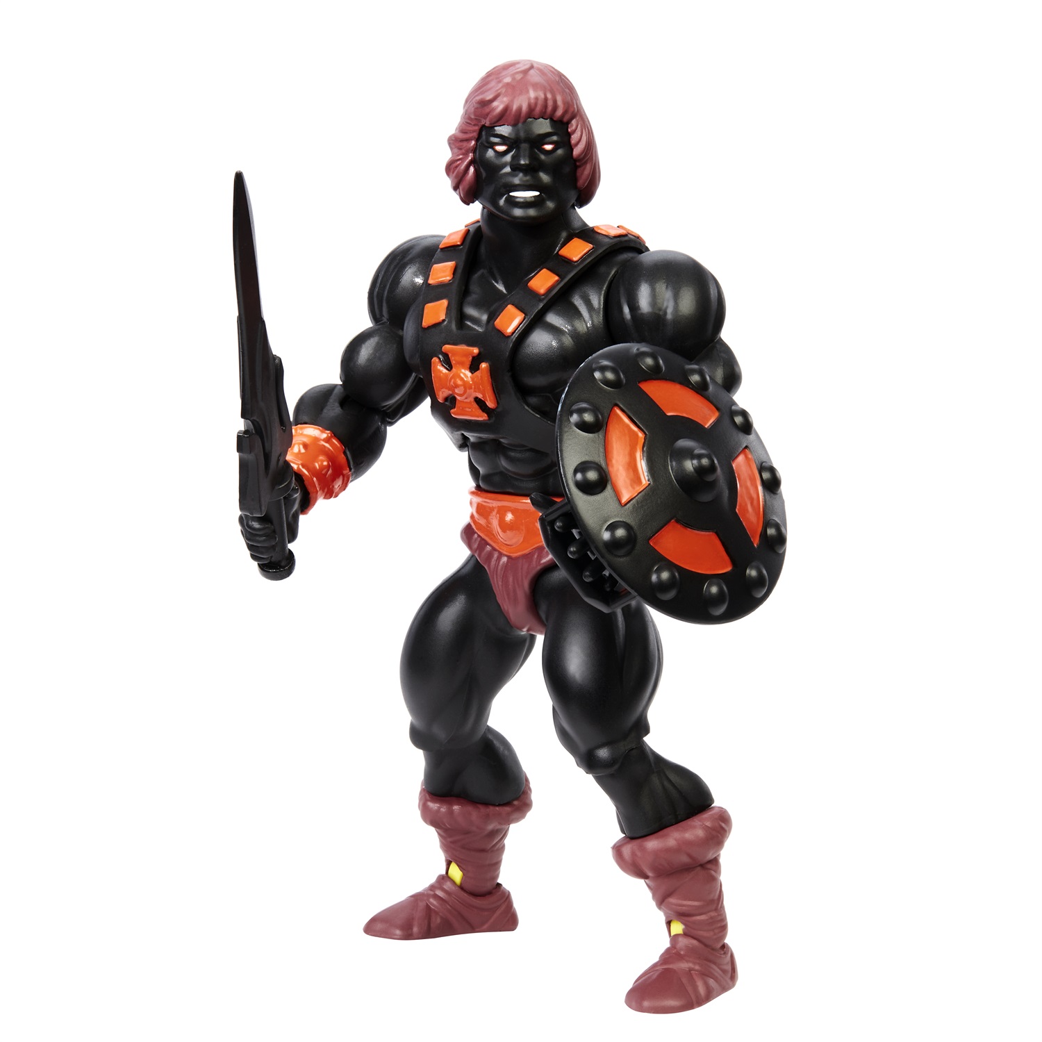 Mattel Anti-Eternia He-Man - Action Figure Snodata da 14 cm con Accessori, Giocattolo da Collezione per Adulti e Bambini 6 Anni