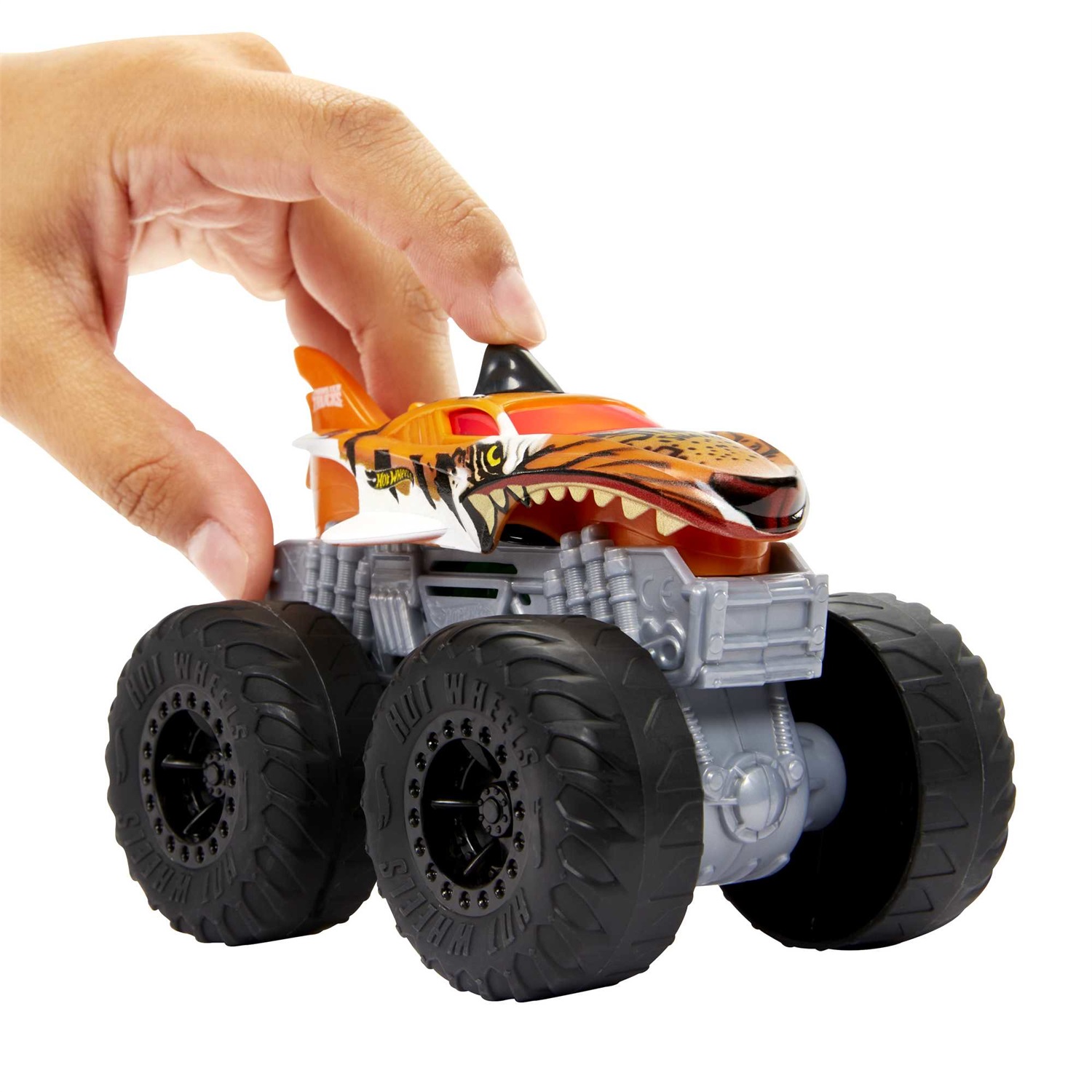 Hot Wheels Monster Trucks HDX62 - Veicolo Giocattolo con Luci e Suoni, Scala 1:43, per Bambini 3 Anni