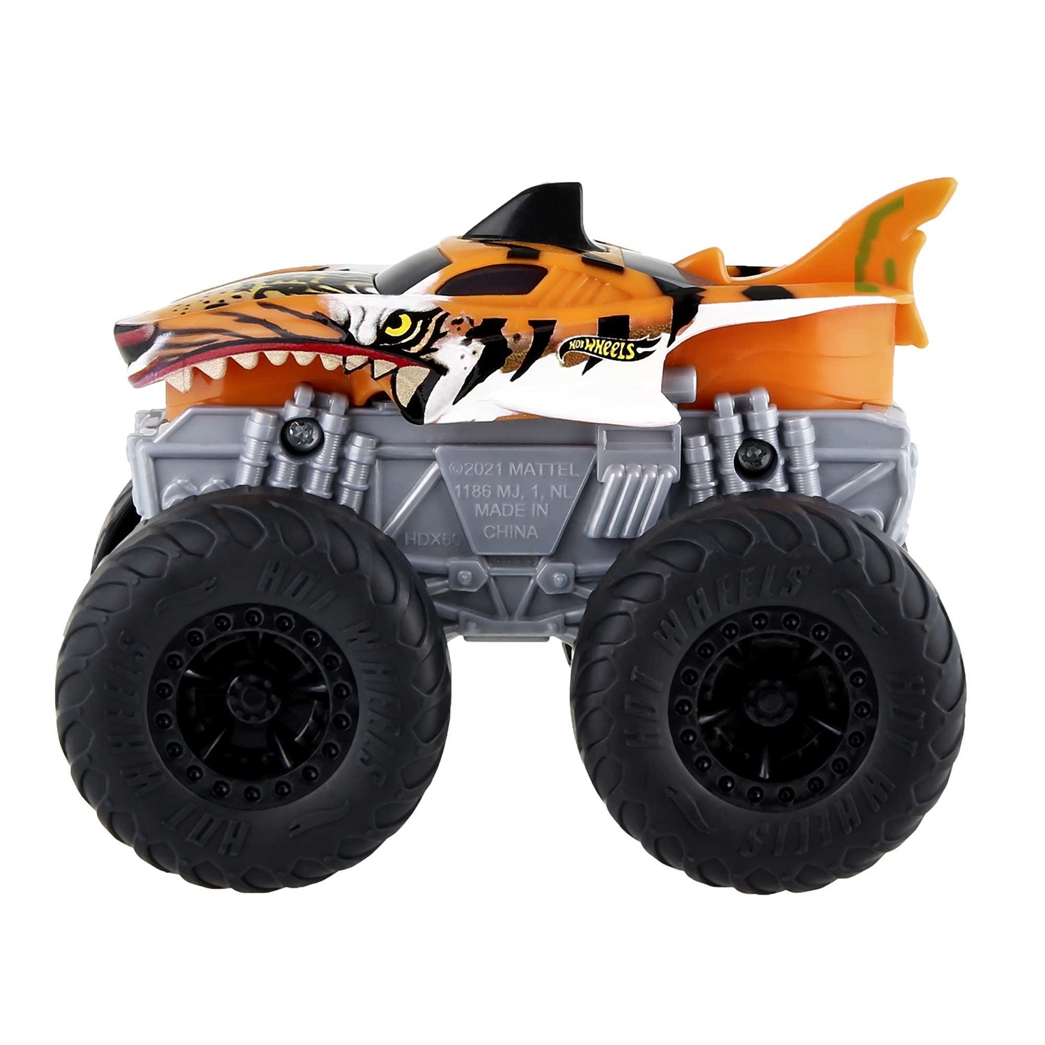 Hot Wheels Monster Trucks HDX62 - Veicolo Giocattolo con Luci e Suoni, Scala 1:43, per Bambini 3 Anni