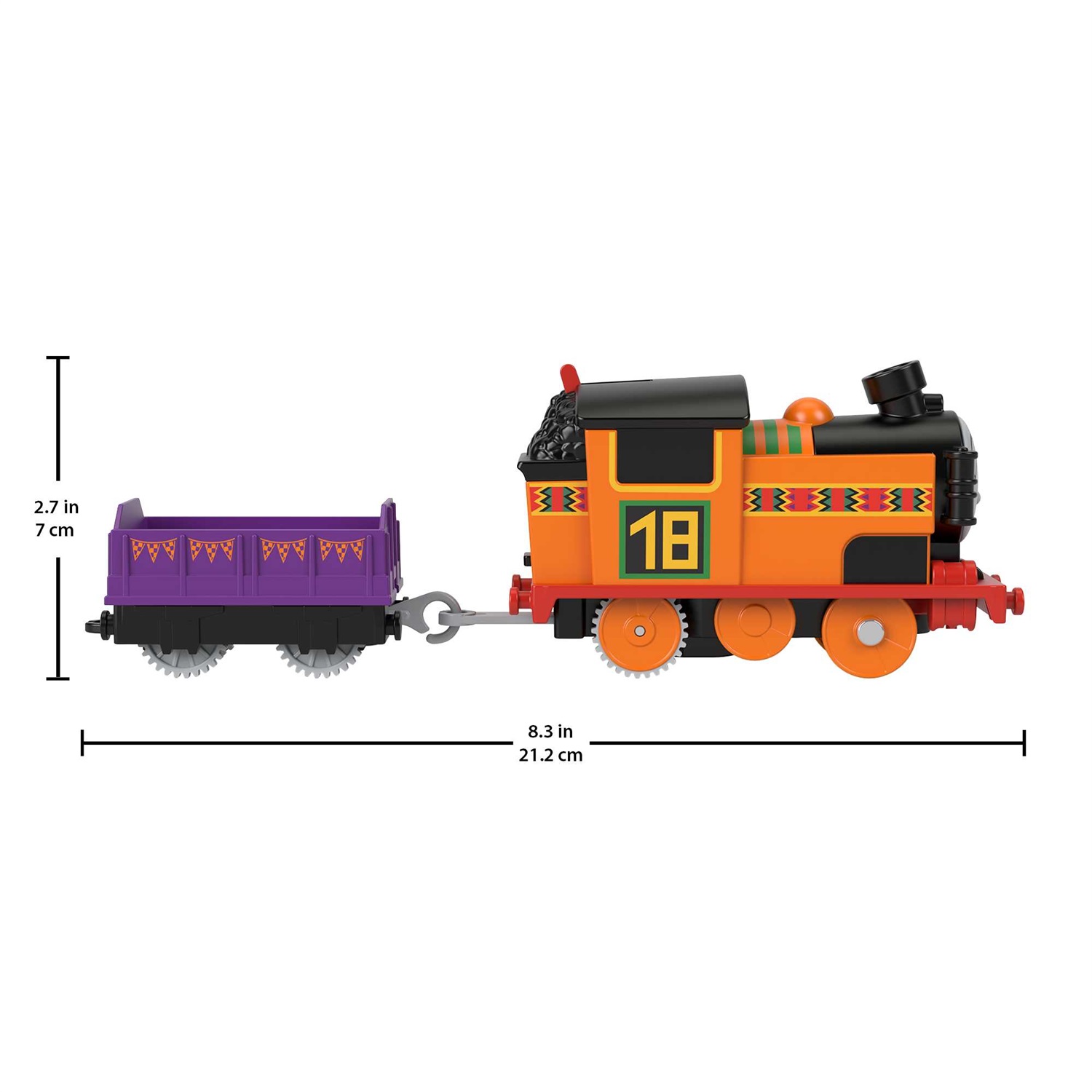 Fisher-Price Thomas & Friends Nia Trenino Motorizzato Locomotiva per Bambini 3 Anni