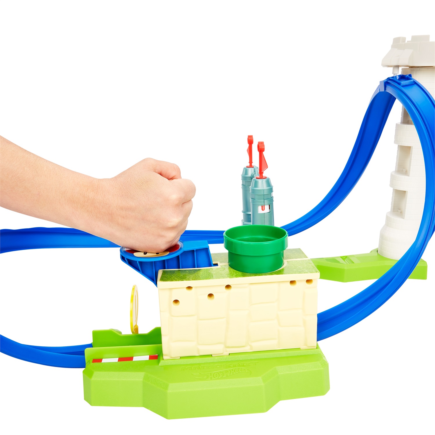 Hot Wheels Mario Kart Circuit Slam Track Set - Giocattolo per Bambini 5 Anni con Veicolo in Metallo