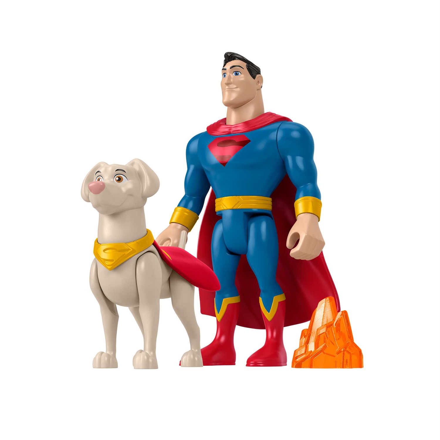 Fisher-Price Giocattolo DC League of Super-Pets con Superman e Krypto per Bambini 3 Anni