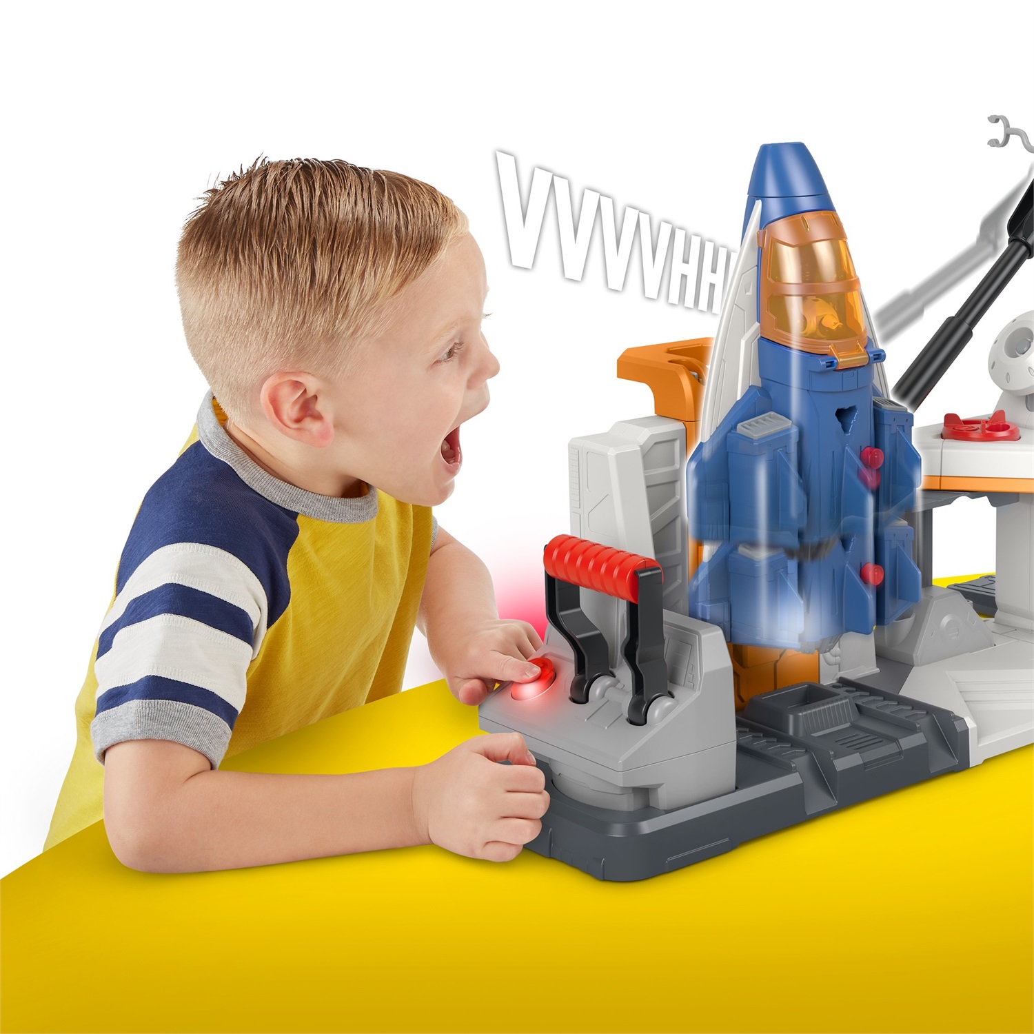 Fisher-Price Imaginext HGT25 - Disney Pixar Lightyear Playset Comando Stellare Lancio Spaziale, Giocattolo Interattivo con Luci e Suoni per Bambini 3 Anni