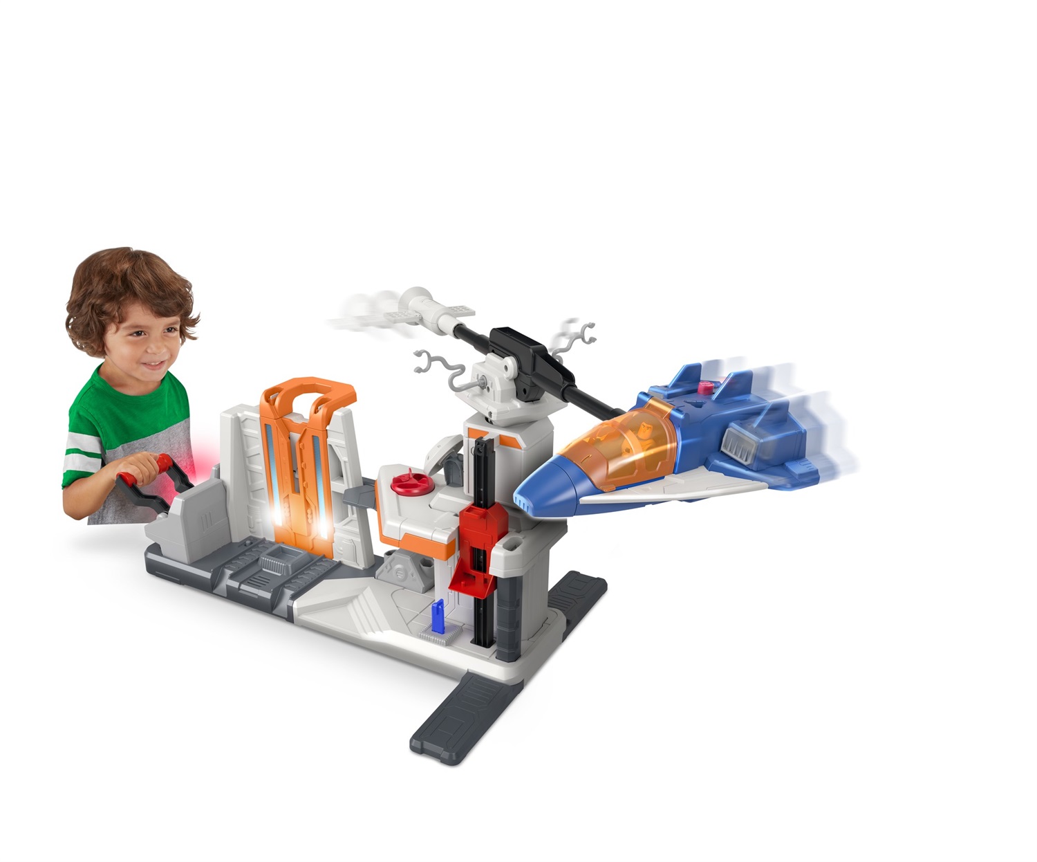 Fisher-Price Imaginext HGT25 - Disney Pixar Lightyear Playset Comando Stellare Lancio Spaziale, Giocattolo Interattivo con Luci e Suoni per Bambini 3 Anni
