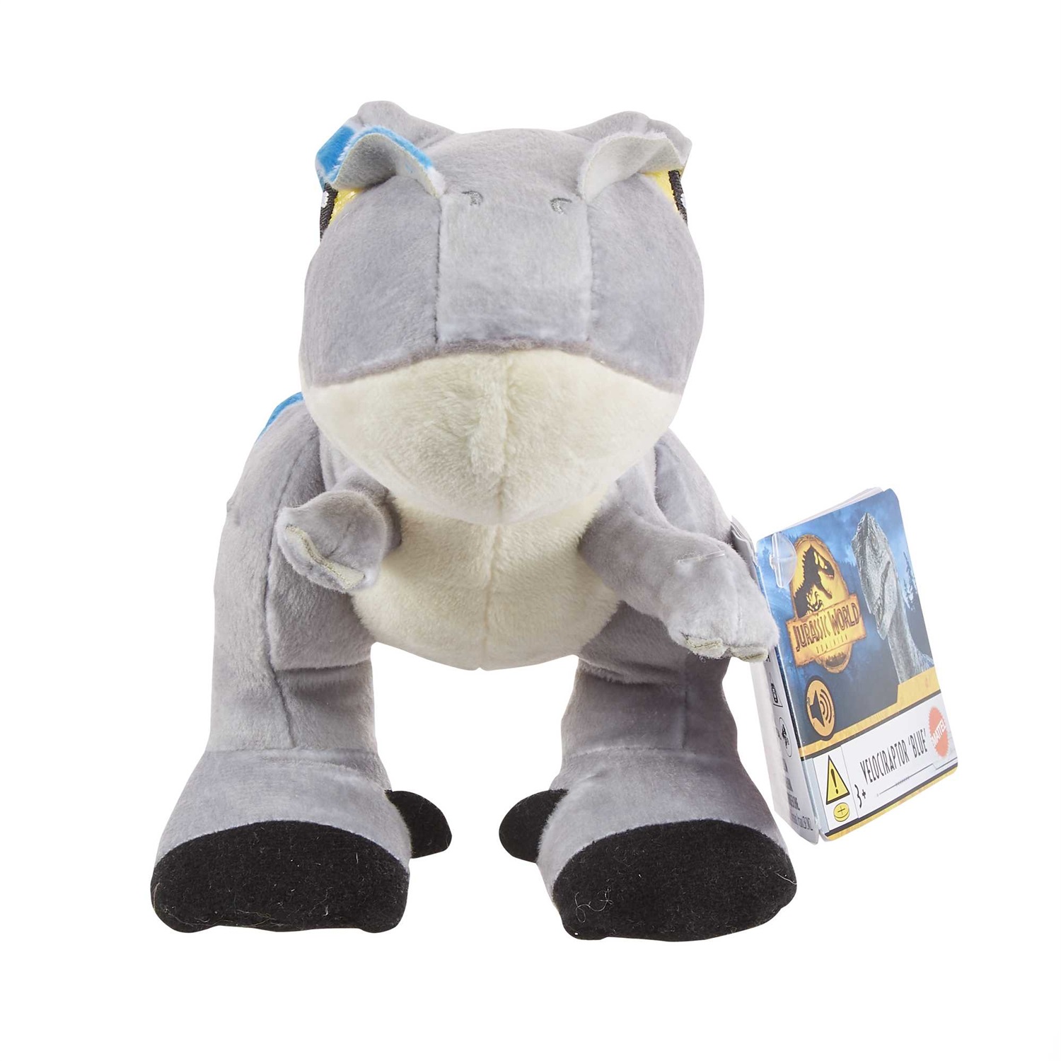 Jurassic World Peluche Dinosauro Piccolo con Suoni - Giocattolo per Bambini dai 3 Anni