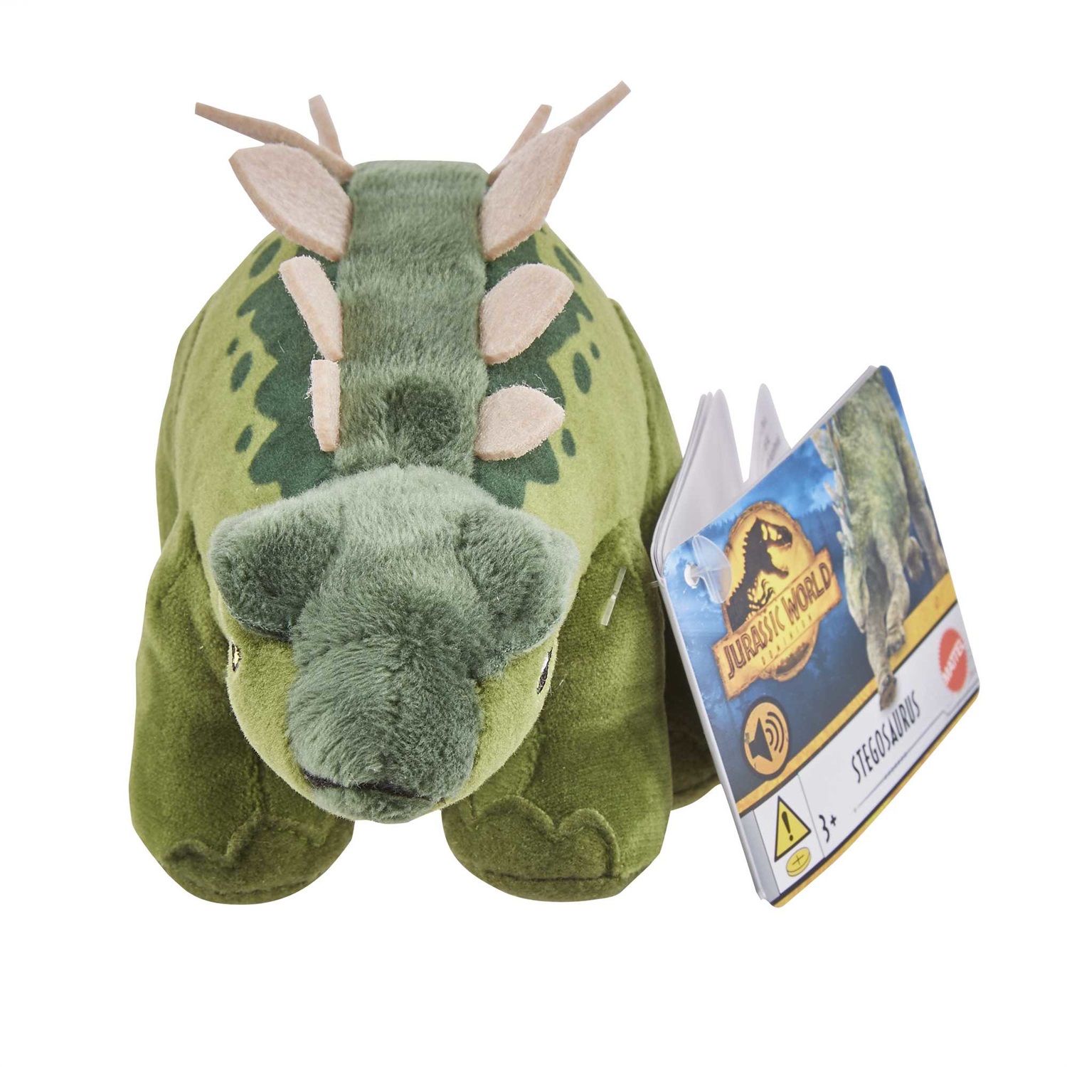 Jurassic World Peluche Dinosauro Piccolo con Suoni - Giocattolo per Bambini dai 3 Anni