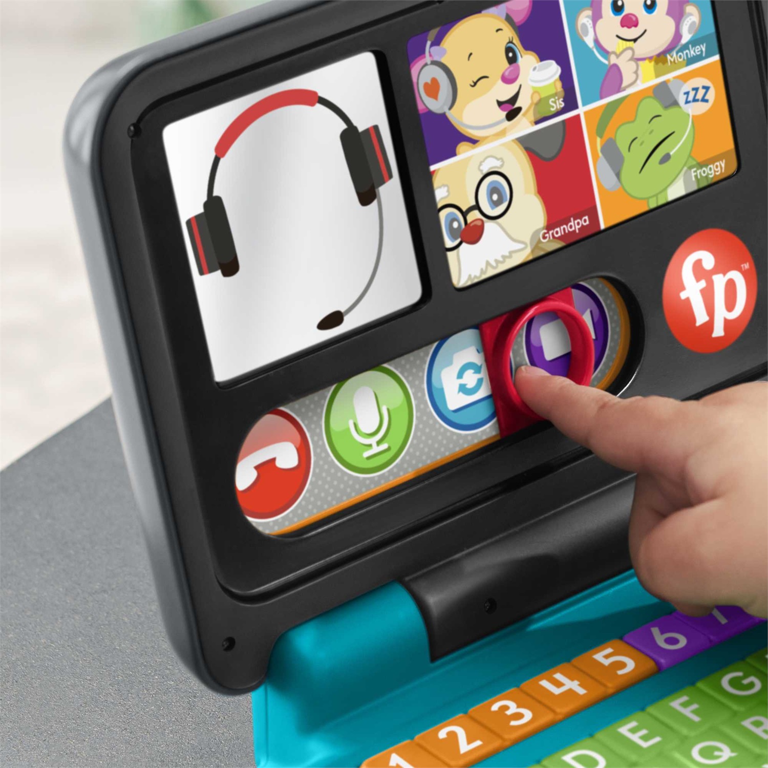 Fisher-Price Ridi e Impara Il Mio Primo Laptop HHH03 - Giocattolo Elettronico con Contenuti Educativi Smart Stages, Luci Colorate e Oltre 55 Canzoncine per Bambini 6 Mesi