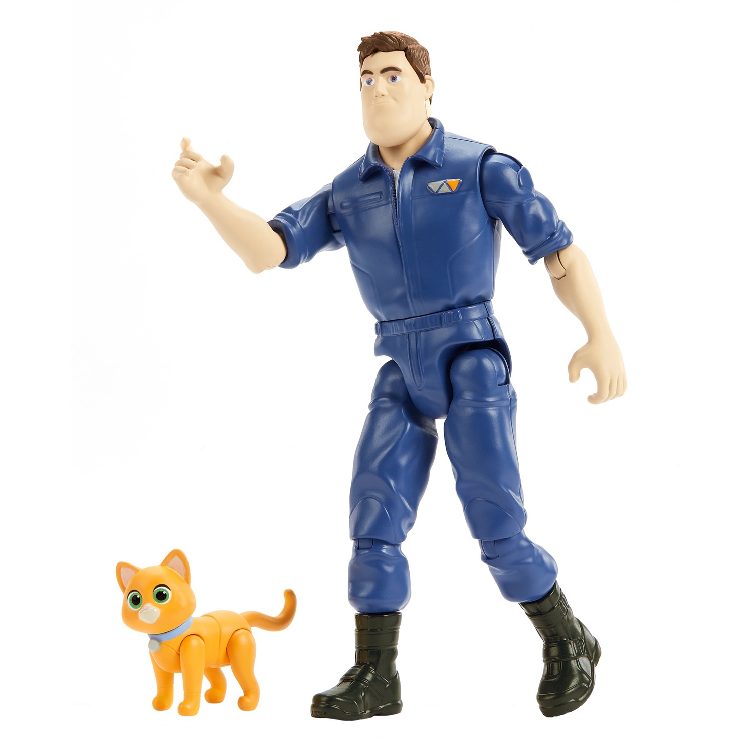 Mattel Buzz Lightyear Action Figure con Sox - 12 Articolazioni Mobili, Giocattolo Ispirato a Disney Pixar Lightyear per Bambini 4 Anni