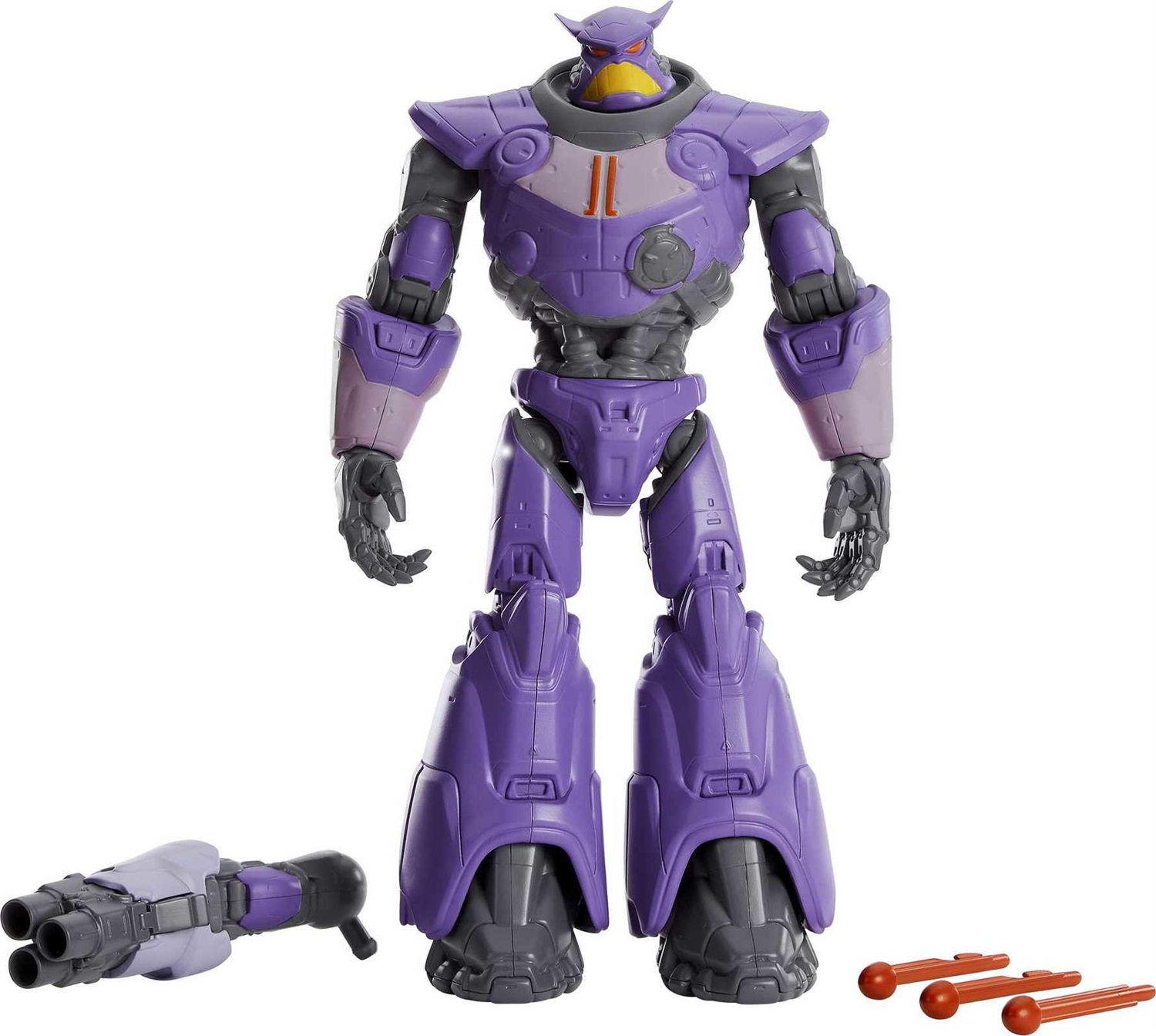 Mattel Disney and Pixar Lightyear Zurg Action Figure 10-in, 13 Giunti Posabili, Dettagli Autentici, Giocattolo da Collezione per Bambini dai 4 Anni in Su