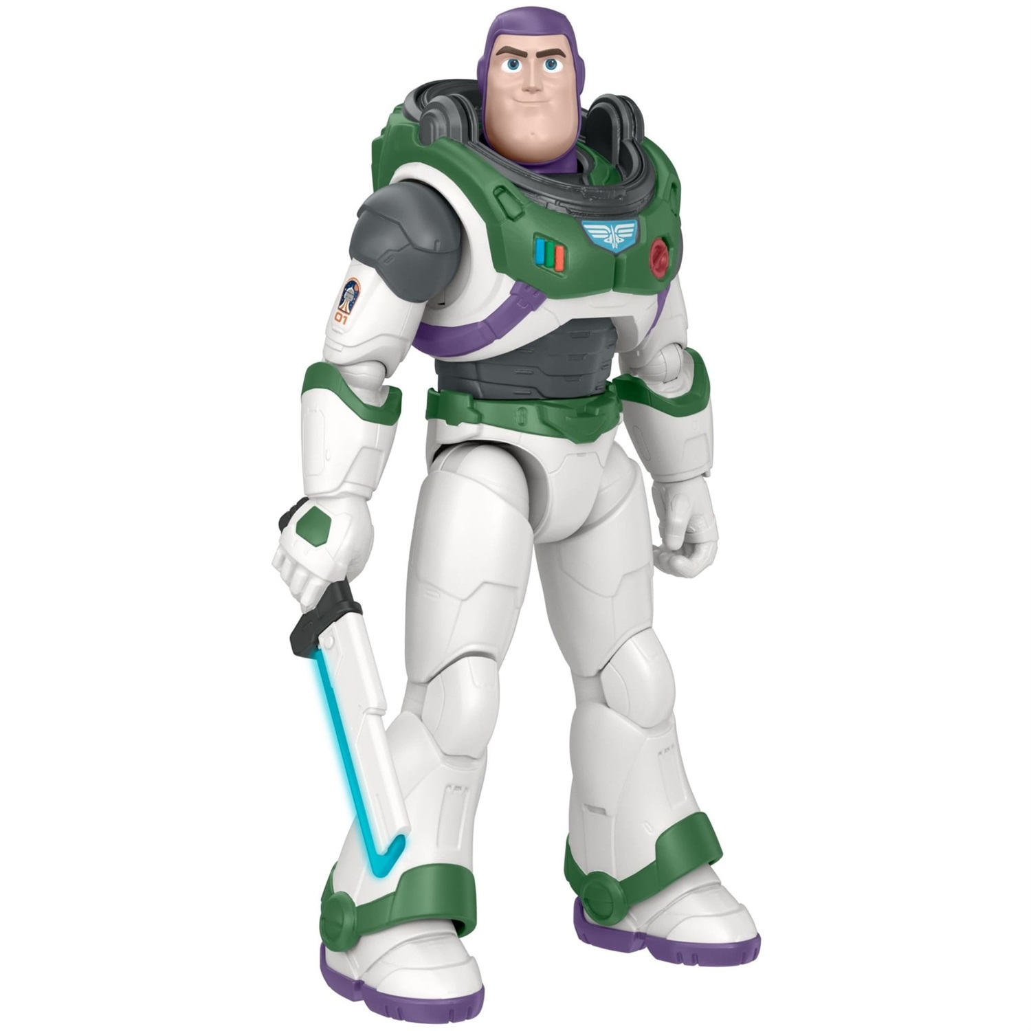 Mattel Disney Pixar Lightyear Laser Blade Figure - Giocattolo per Bambini 3 Anni con Azione Meccanica, Luci e Suoni, Esclusivo Amazon HJC60