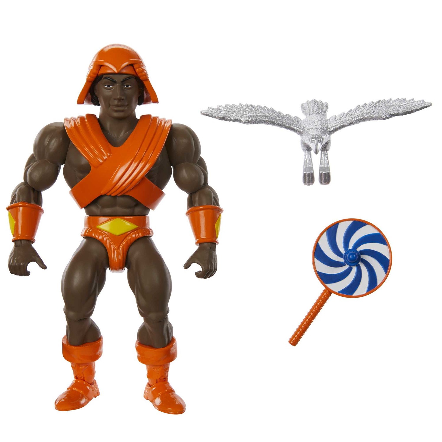 Masters of the Universe Origins - Action Figure Hypno con Armatura Snake, Snodata da Collezione con Accessori e Mini Fumetto, Altezza 14 cm, Giocattolo per Bambini 6 Anni