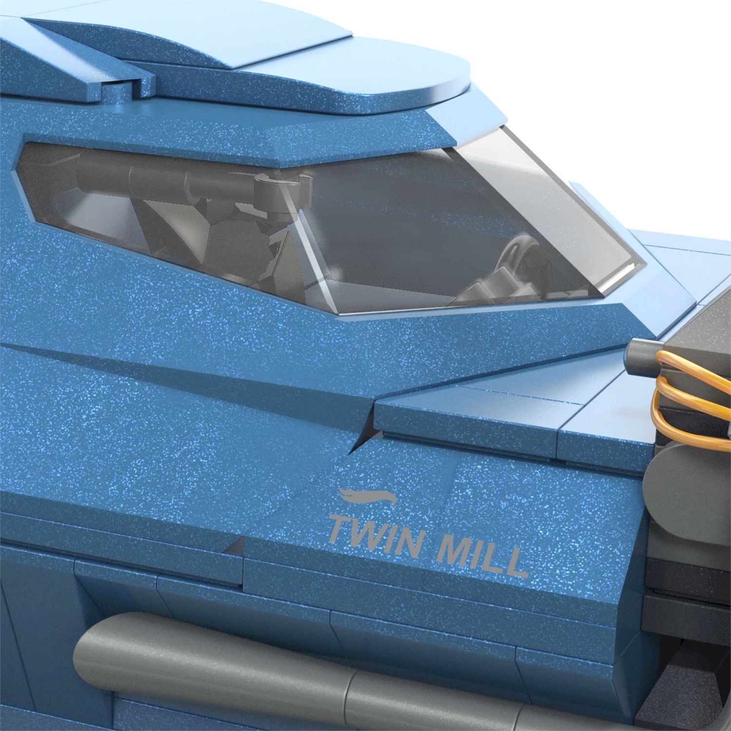 MEGA Hot Wheels - Twin Mill, Veicolo da Costruzione 635 Pezzi, 2 Motori Rimovibili, Giocattolo per Bambini 10 Anni, HKV07