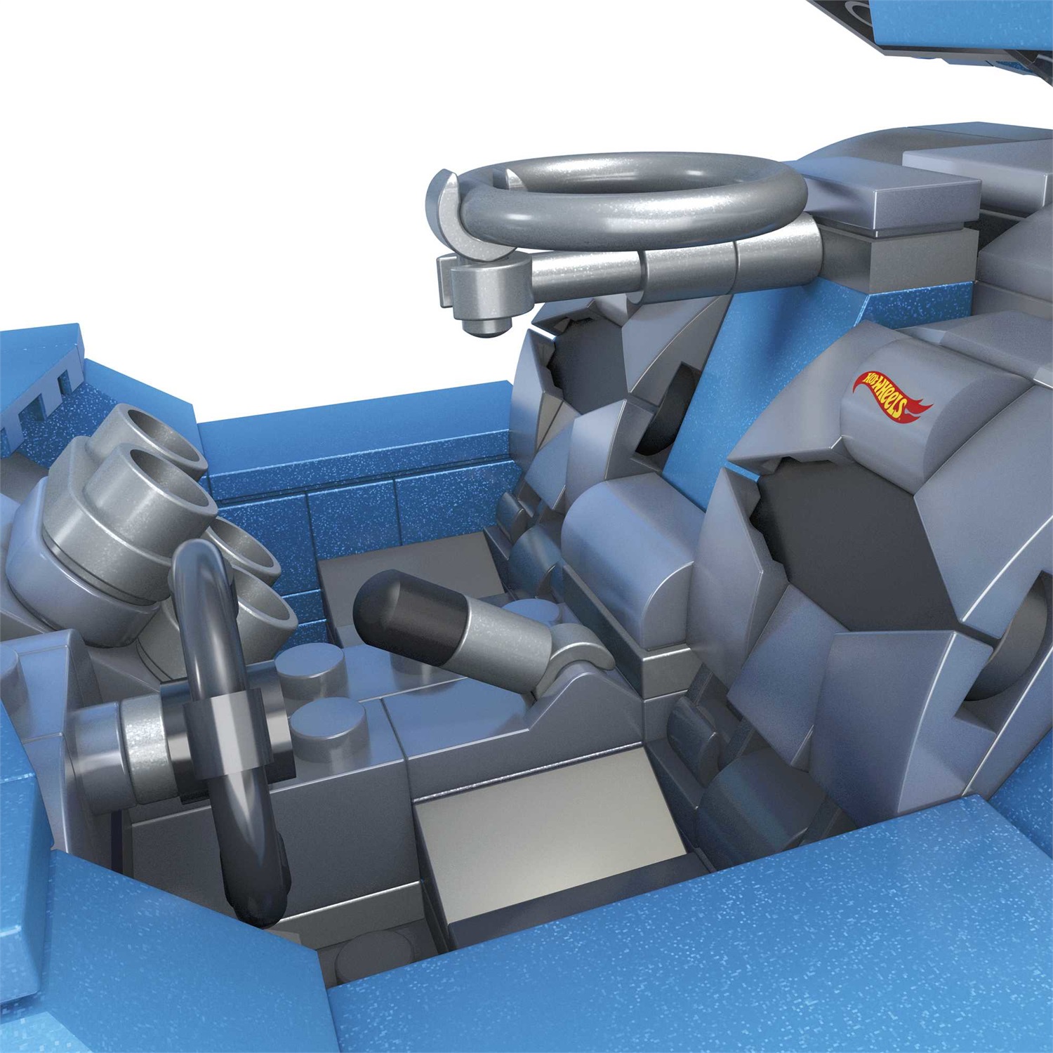 MEGA Hot Wheels - Twin Mill, Veicolo da Costruzione 635 Pezzi, 2 Motori Rimovibili, Giocattolo per Bambini 10 Anni, HKV07