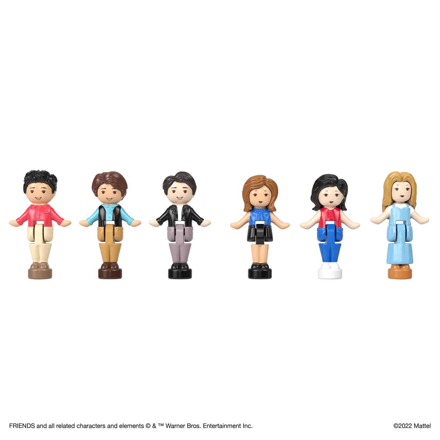 Polly Pocket HKV74 - Cofanetto Friends con Playset Tazza da Caffè Central Perk, 6 Personaggi, 9 Accessori e 3 Luoghi, Giocattolo per Bambini 4 Anni