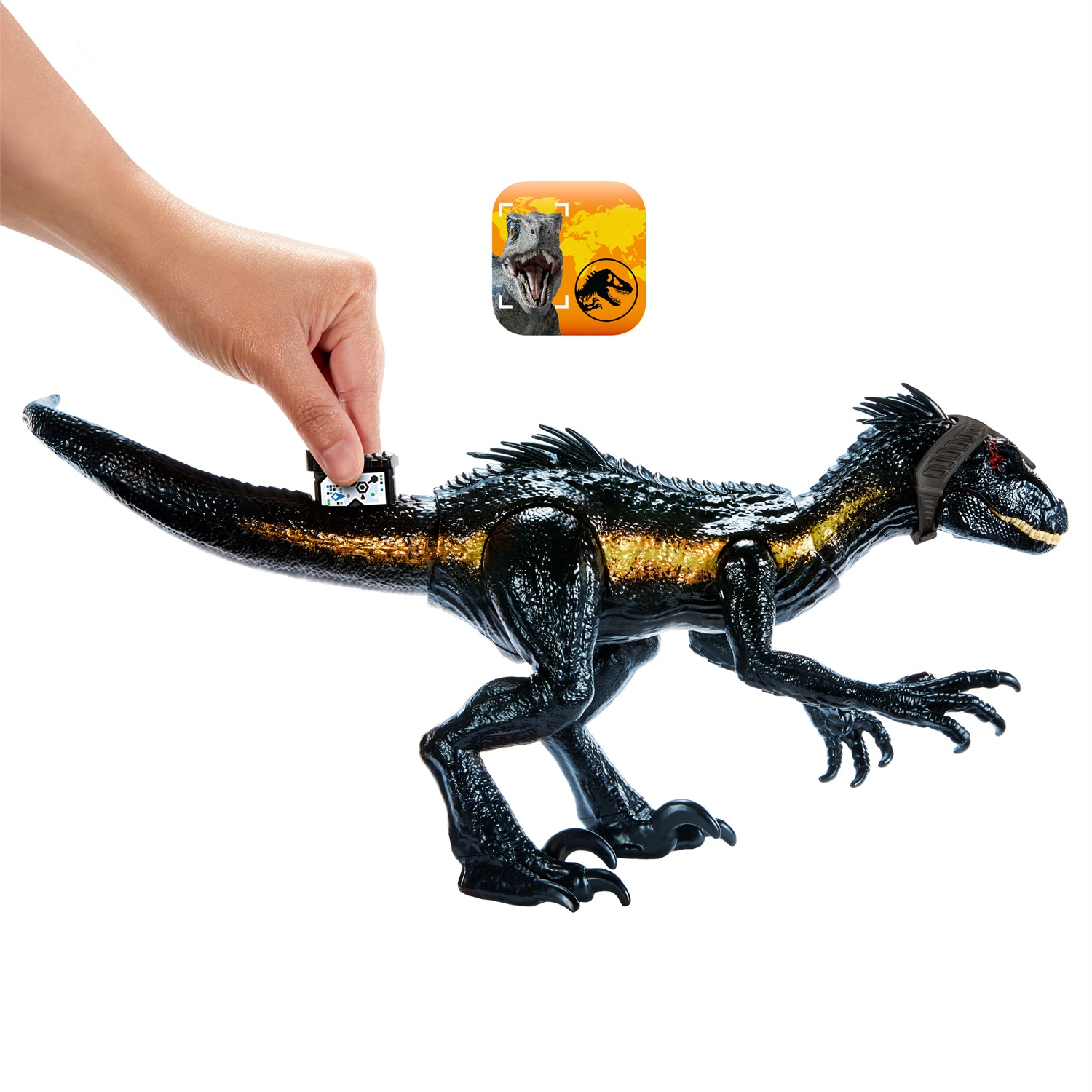 Mattel Jurassic World Indoraptor HKY11 - Action Figure Giocattolo con Funzioni di Attacco e Effetti Luminosi e Sonori