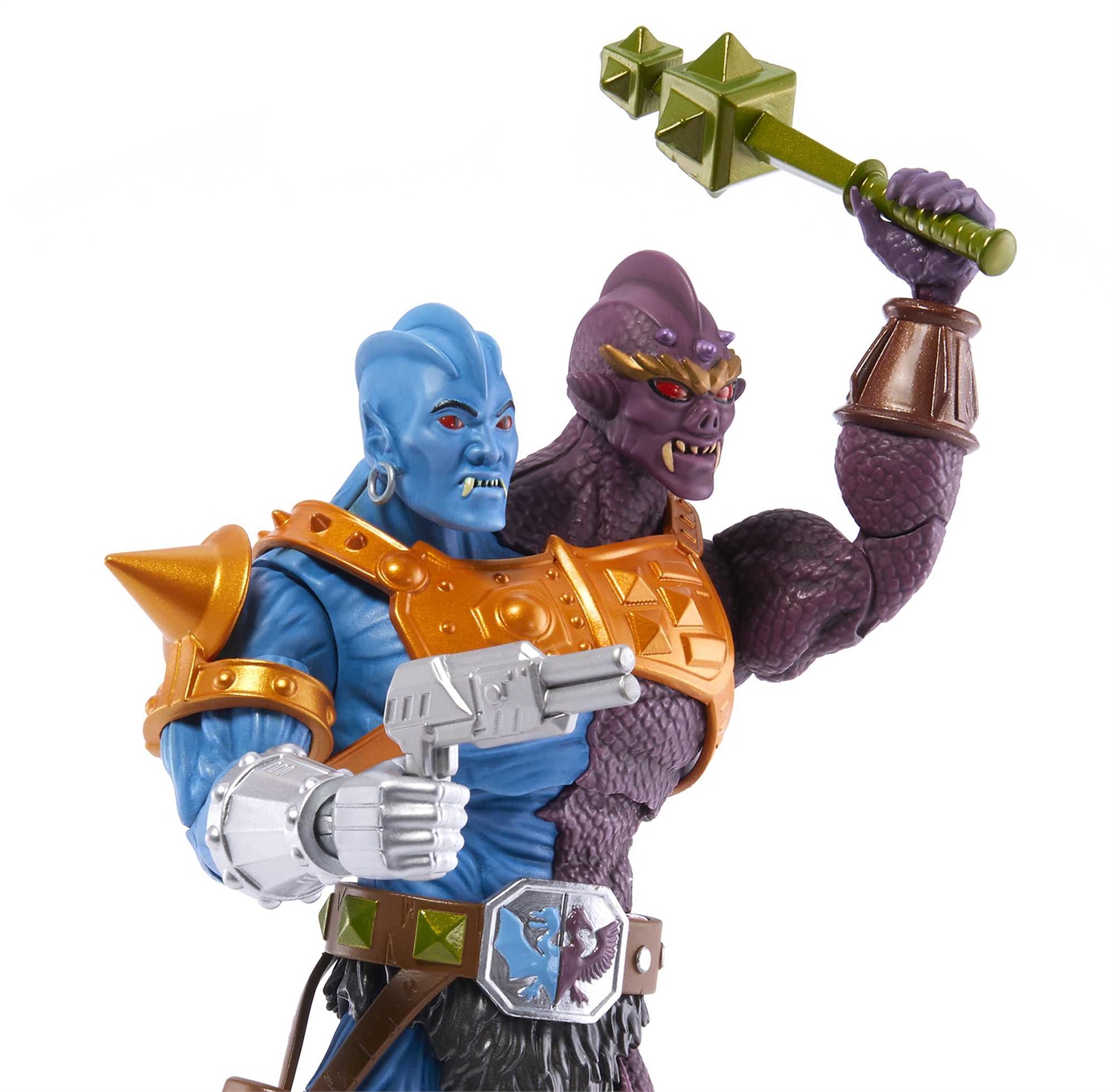 Masters of the Universe - Masterverse Two-Bad Action Figure Snodato 20 cm con Accessori da Combattimento e Mani Intercambiabili, Giocattolo per Bambini 6 Anni, HLB59