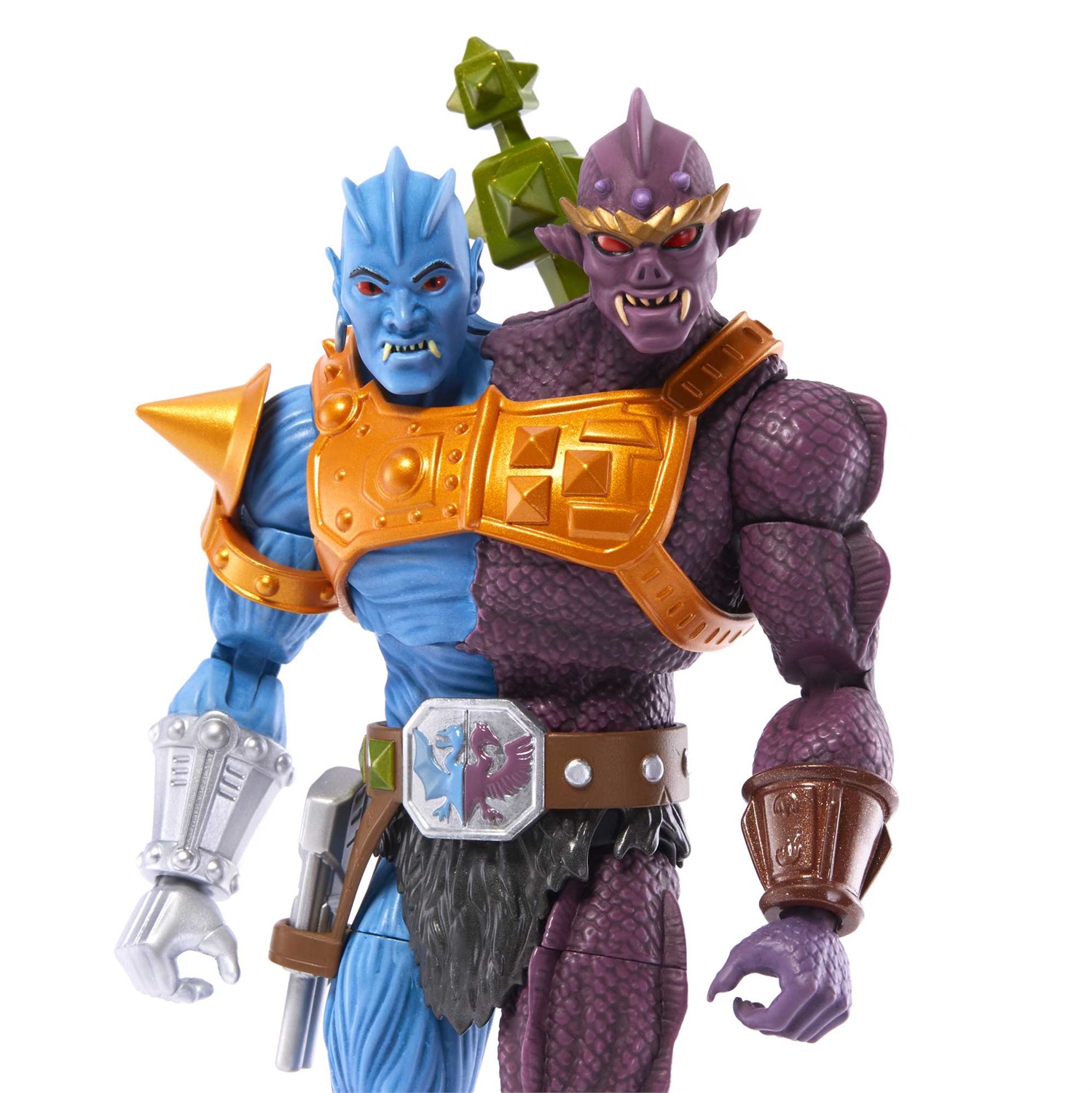 Masters of the Universe - Masterverse Two-Bad Action Figure Snodato 20 cm con Accessori da Combattimento e Mani Intercambiabili, Giocattolo per Bambini 6 Anni, HLB59