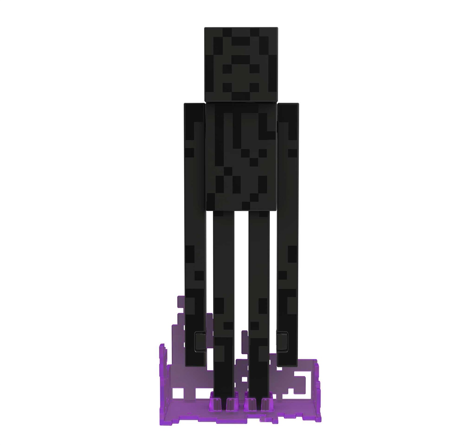 Mattel Minecraft Diamond Level Enderman Figure Action Figure - 14 cm, Multicolore, Medium, HLN40