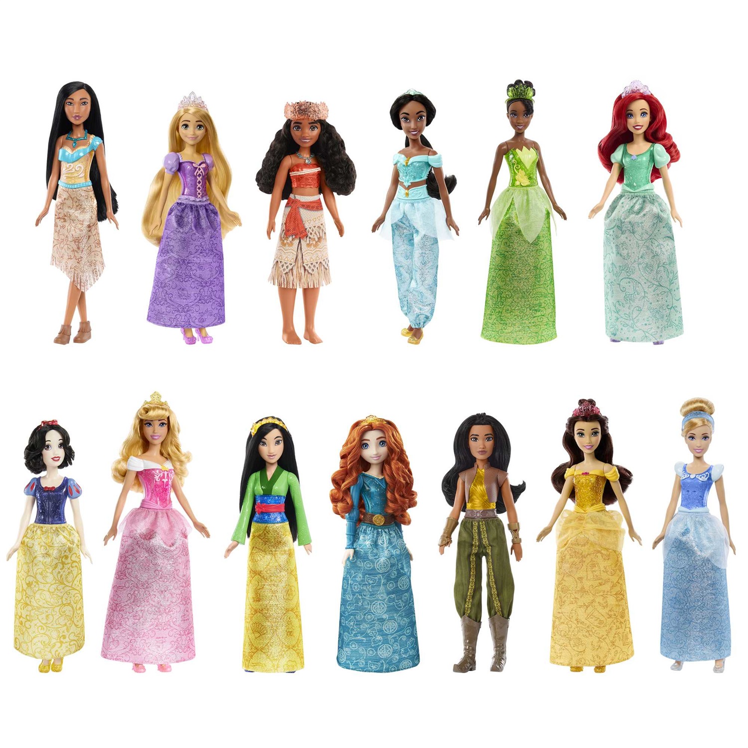 Mattel Disney Principessa Bambola HLW02 - Multicolore, Ispirata ai Personaggi dei Film Disney