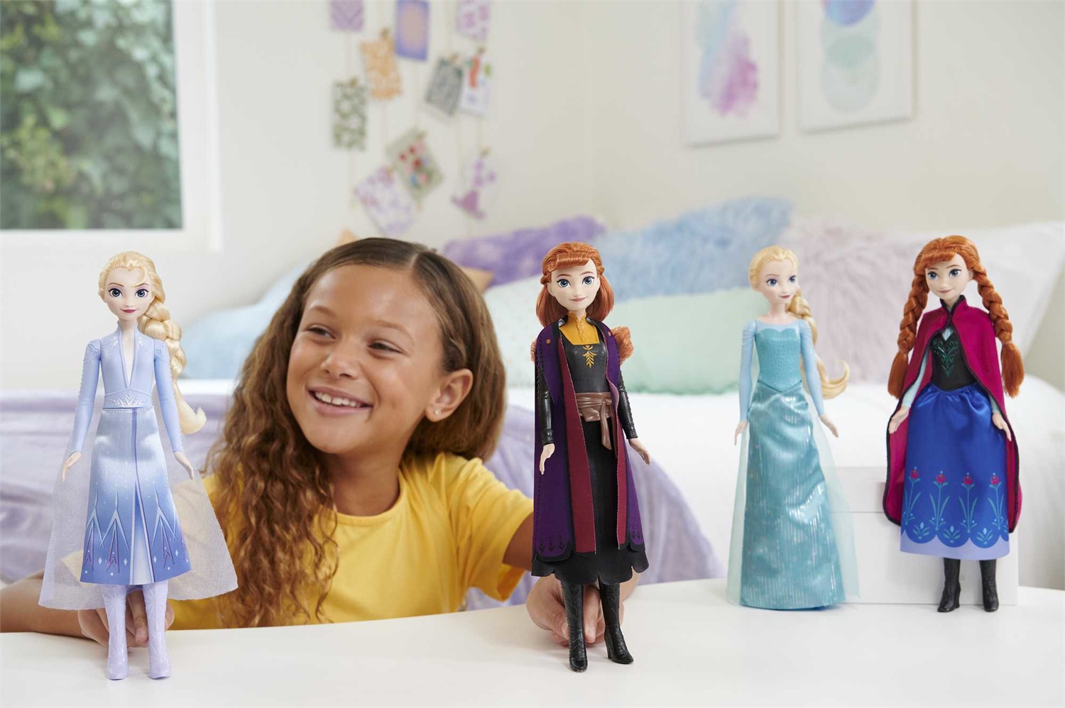 Mattel Disney Frozen Bambole Elsa e Anna Assortite